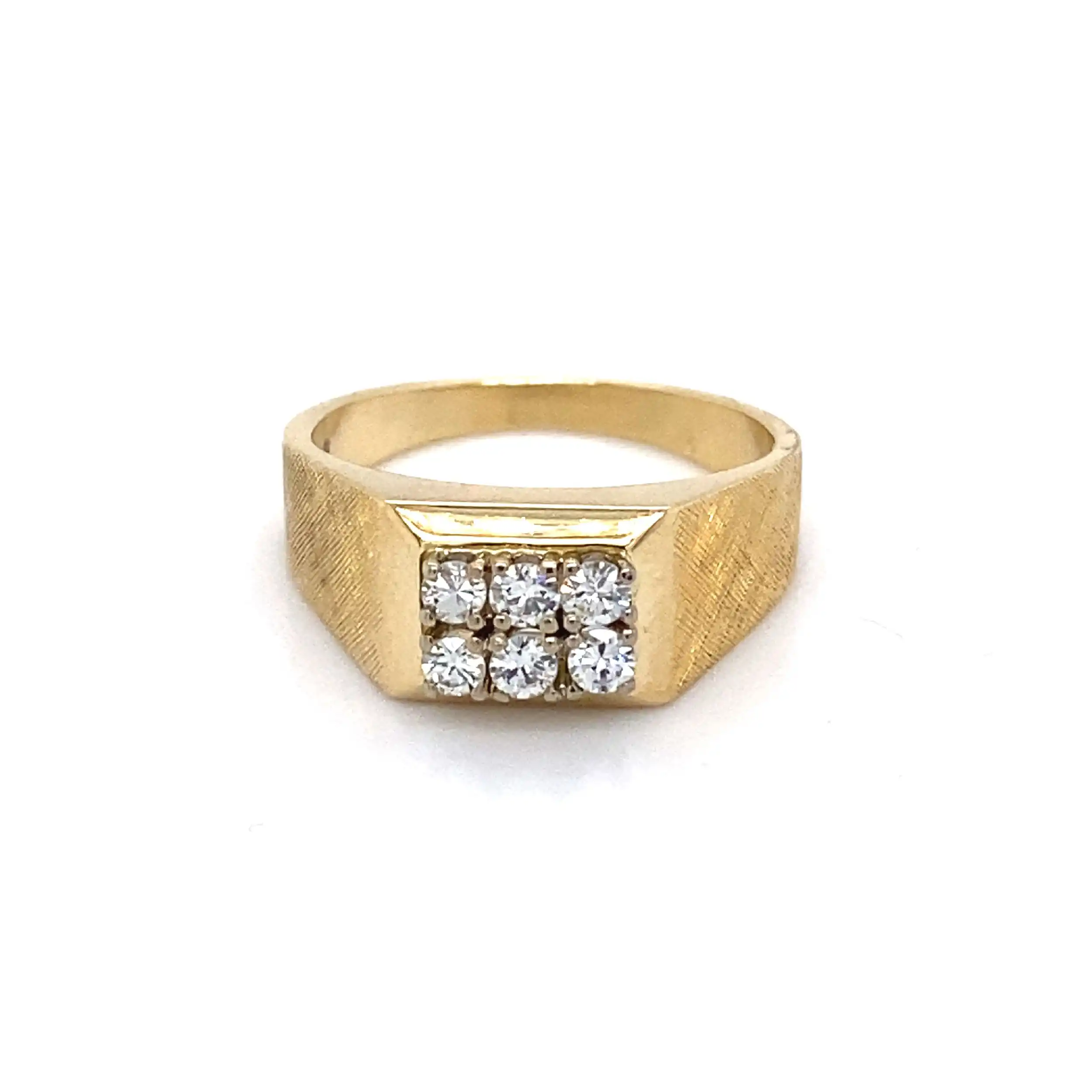 Ring Gelbgold mit Brillanten Ring Gelbgold mit Brillanten