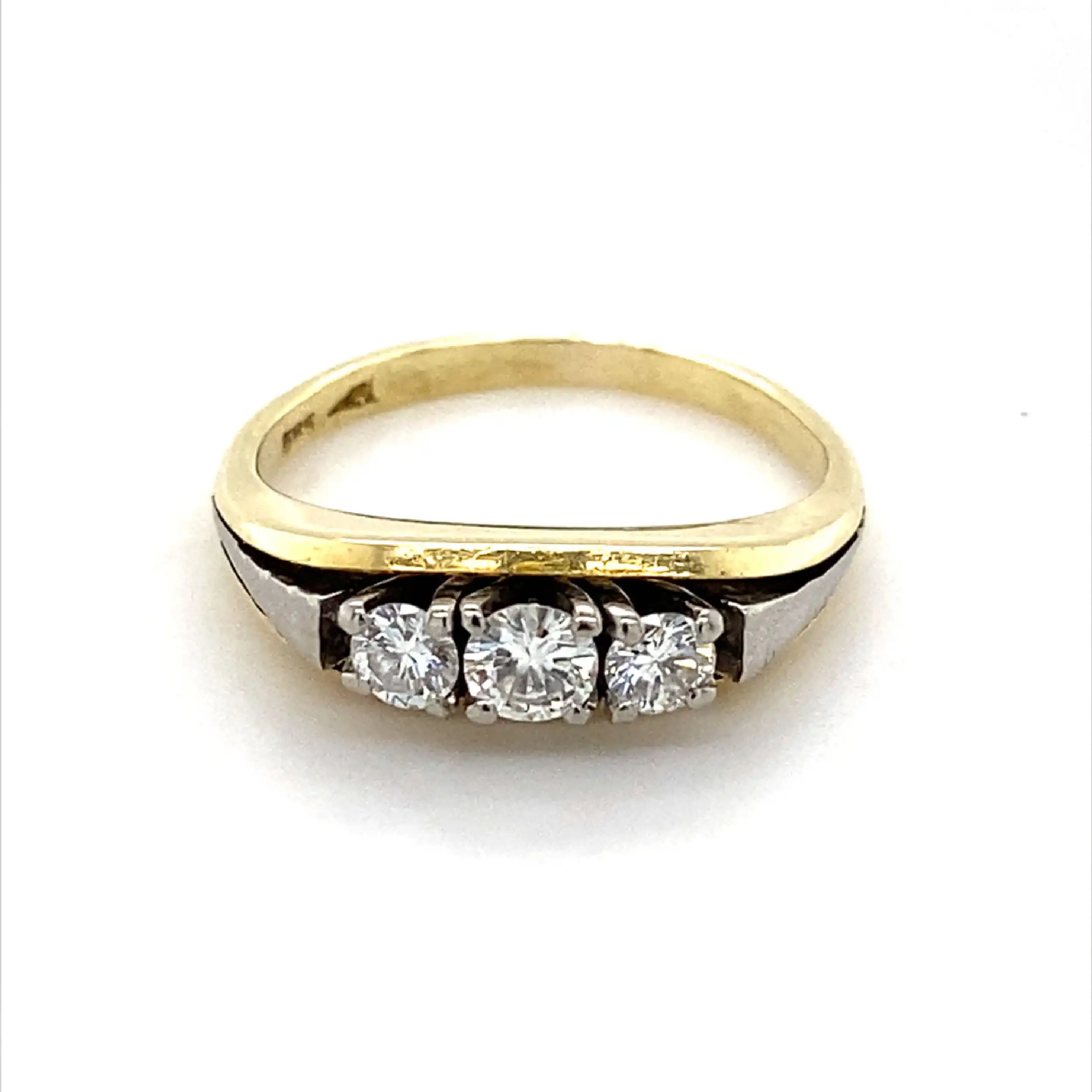 Ring Bicolor mit Brillanten Ring Bicolor mit Brillanten