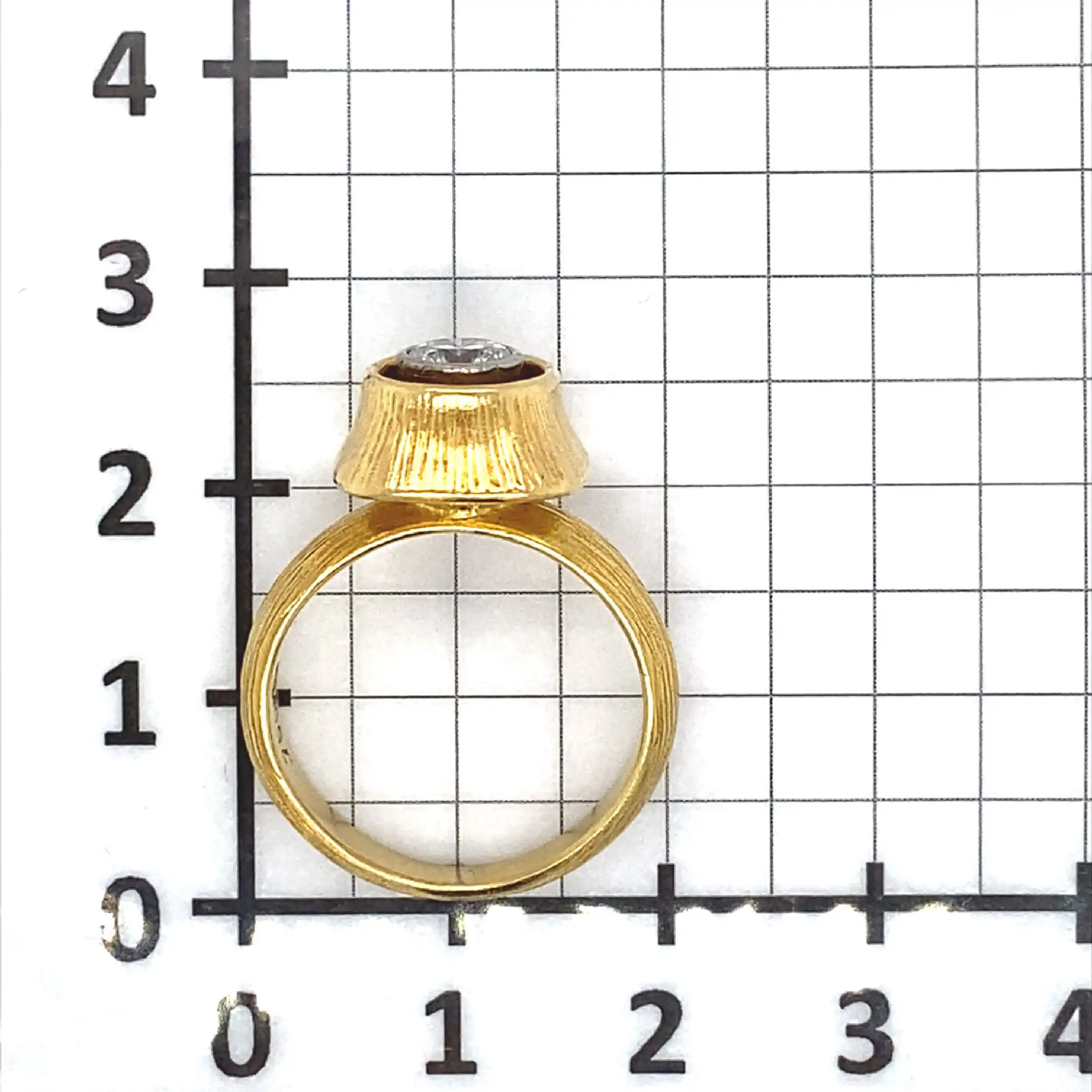 Ring Bicolor mit Brillant Ring Bicolor mit Brillant