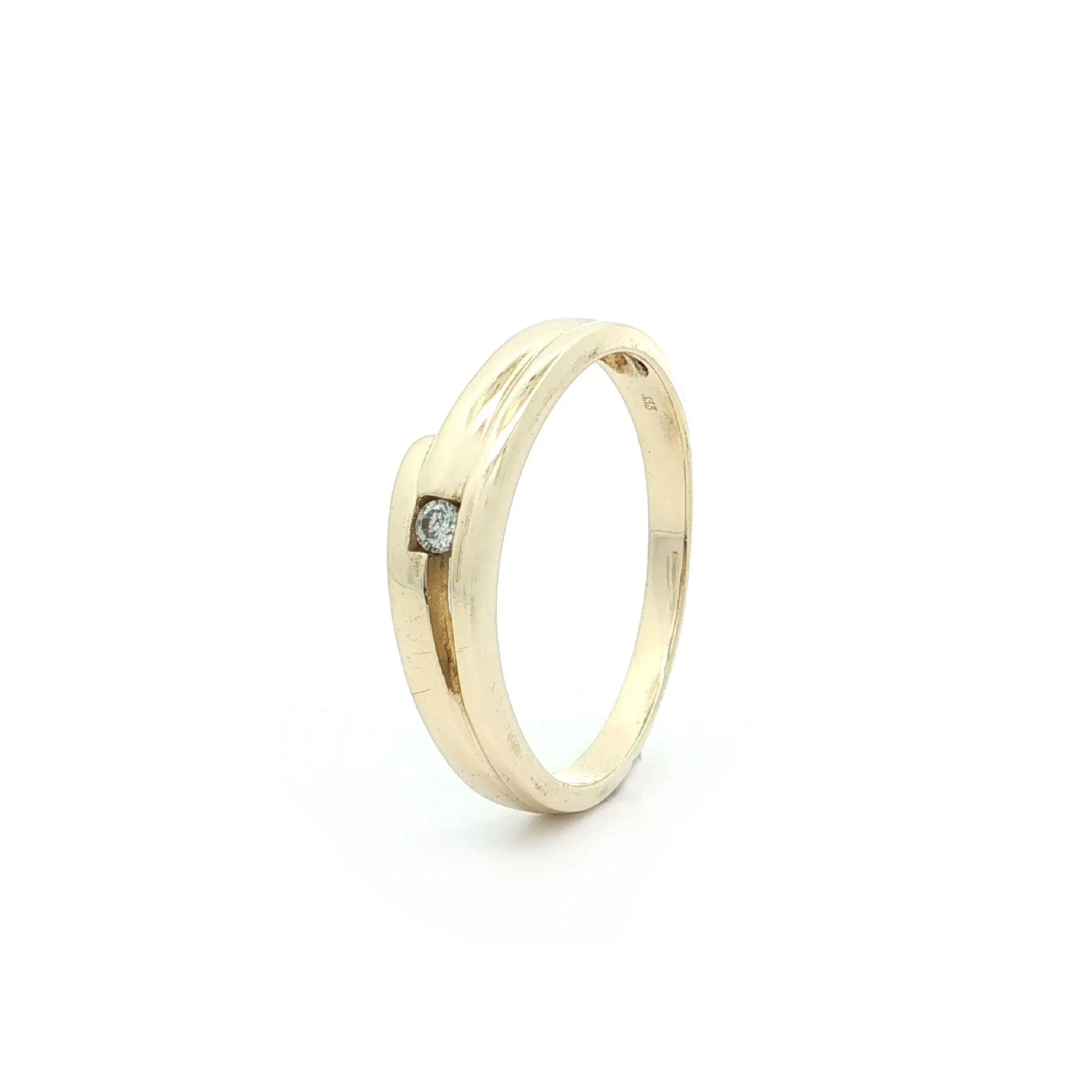 Ring Gelbgold mit Zirkonia Ring Gelbgold mit Zirkonia