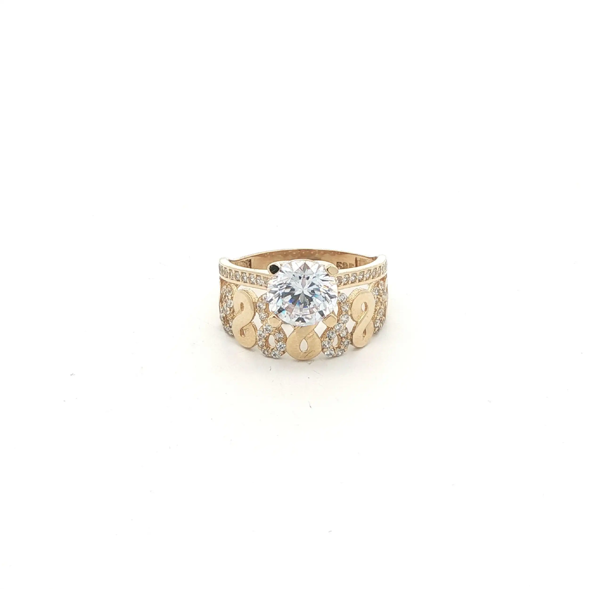 Ring Gelbgold mit Zirkonia Ring Gelbgold mit Zirkonia