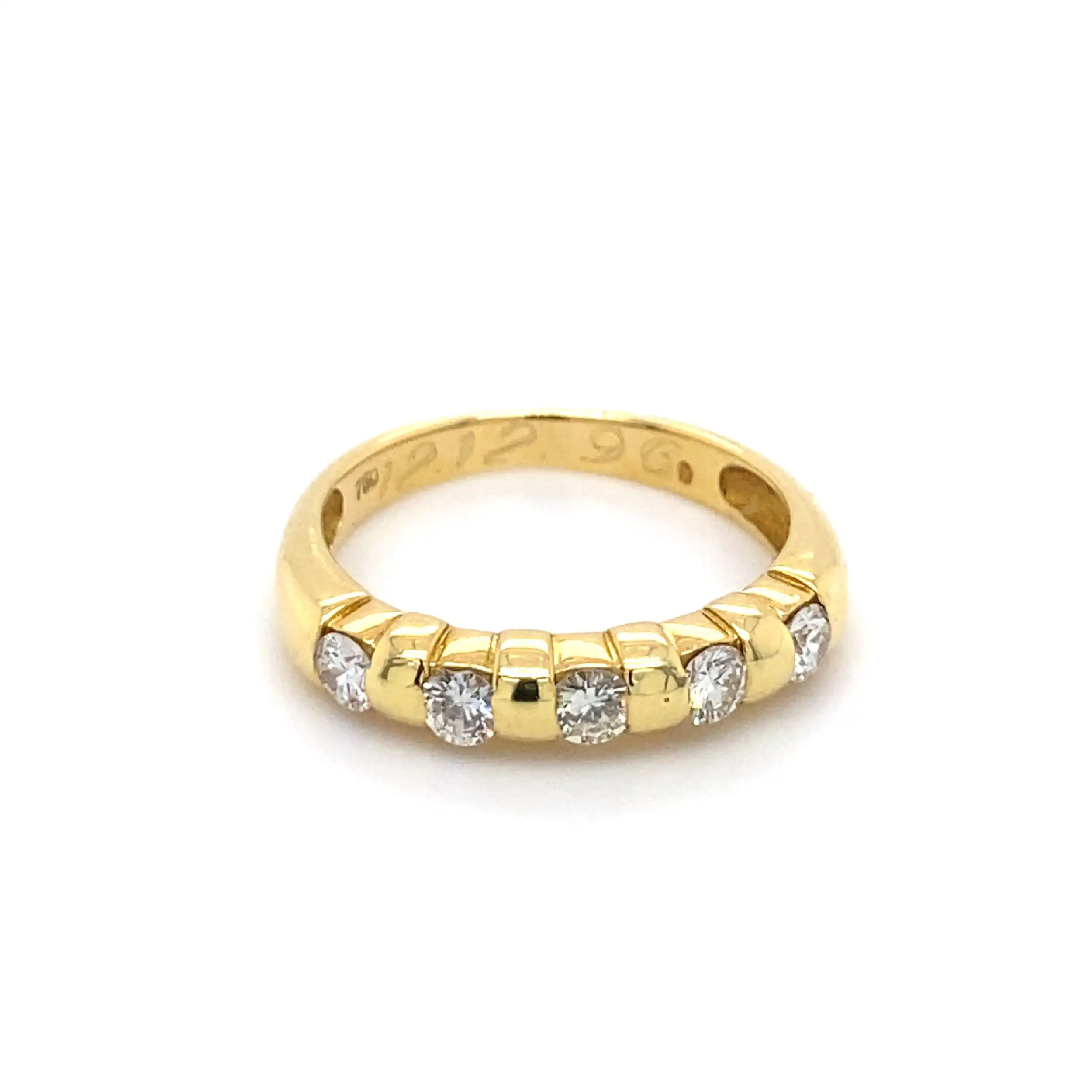 Ring Gelbgold mit Brillanten Ring Gelbgold mit Brillanten