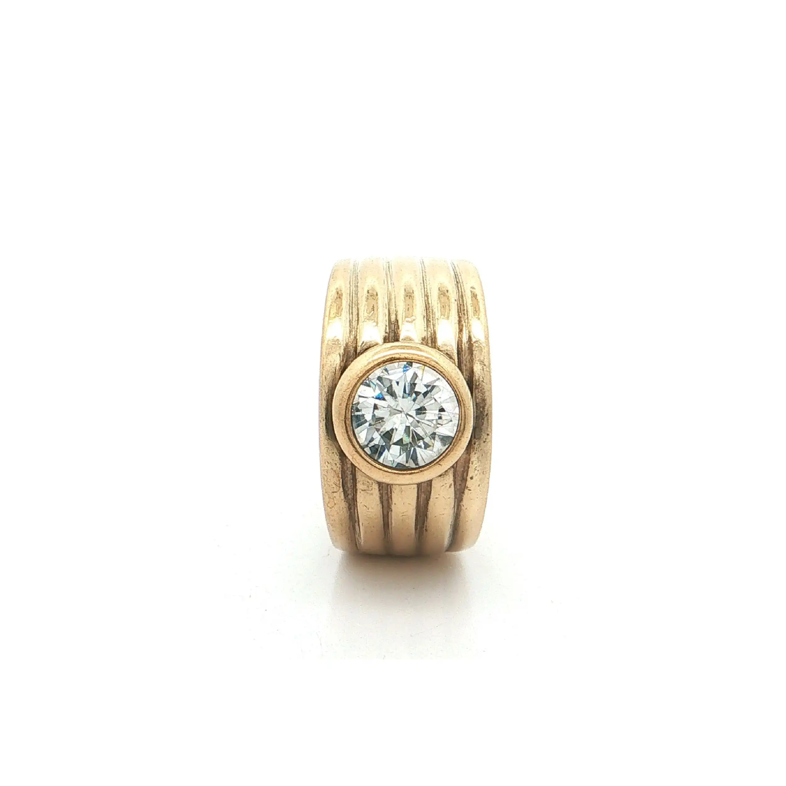 Ring Silber vergoldet mit Zirkonia Ring Silber vergoldet mit Zirkonia