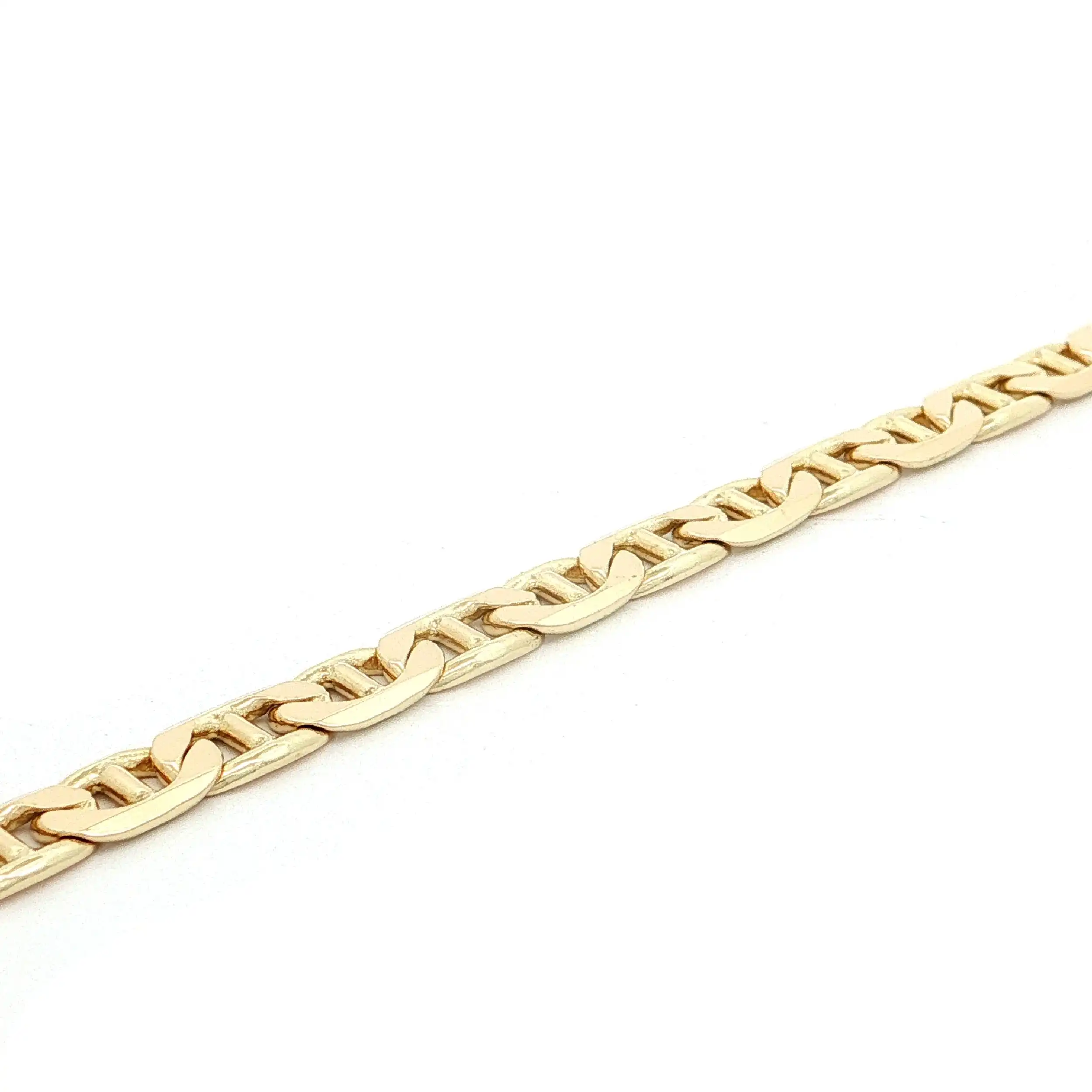 Stäbchen-Panzerarmband Gelbgold