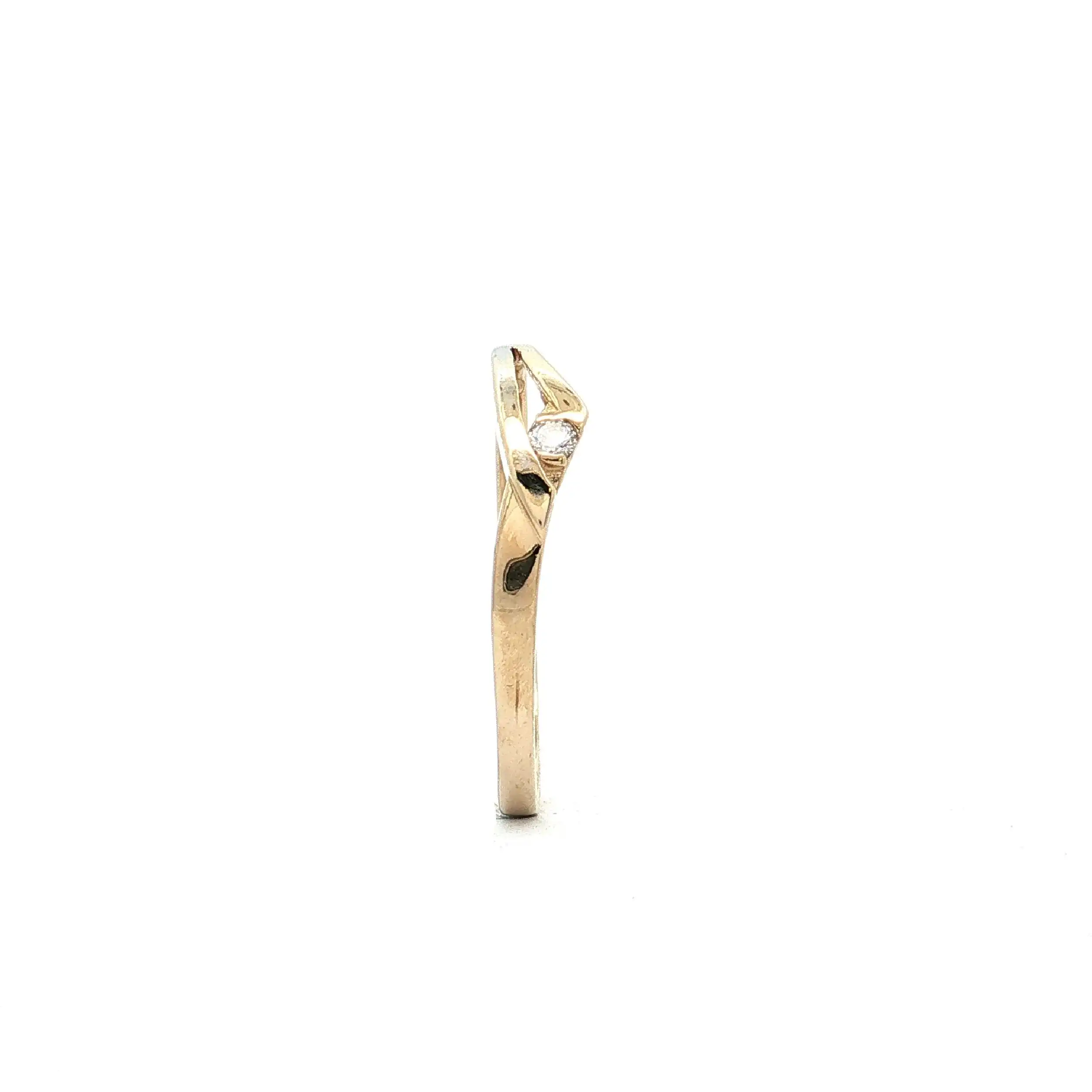 Ring Gelbgold mit Brillant Solitär Ring Gelbgold mit Brillant Solitär