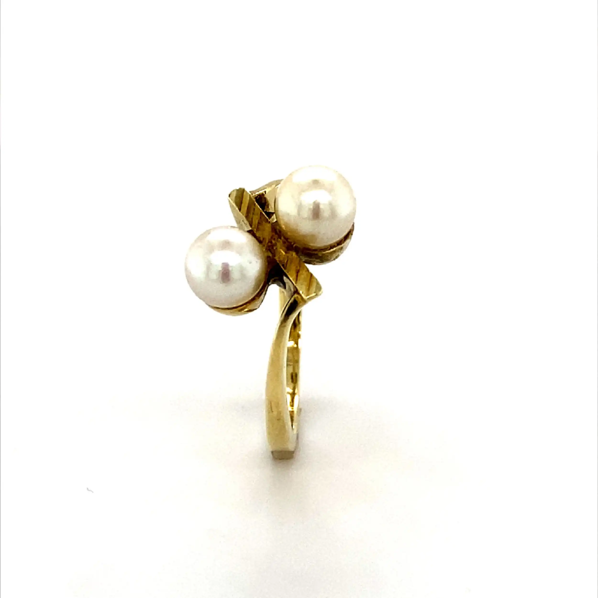 Ring Gelbgold mit Perlen Ring Gelbgold mit Perlen