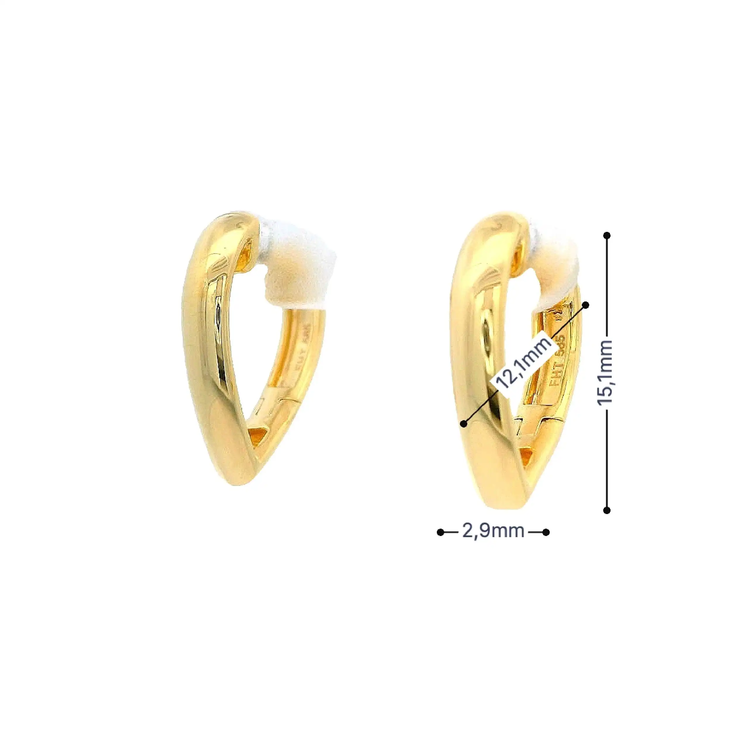 Creolen Gelbgold Creolen Gelbgold