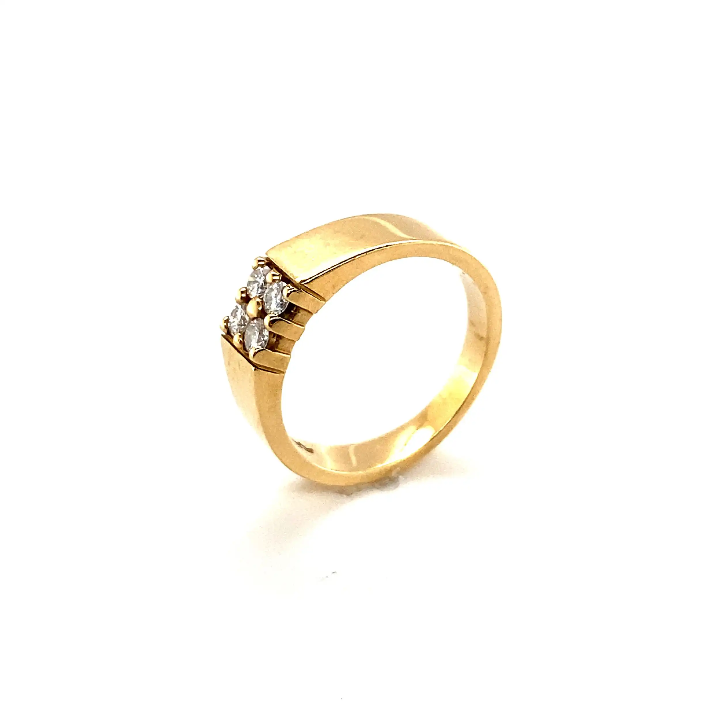 Ring Gekbgold mit Brillanten
