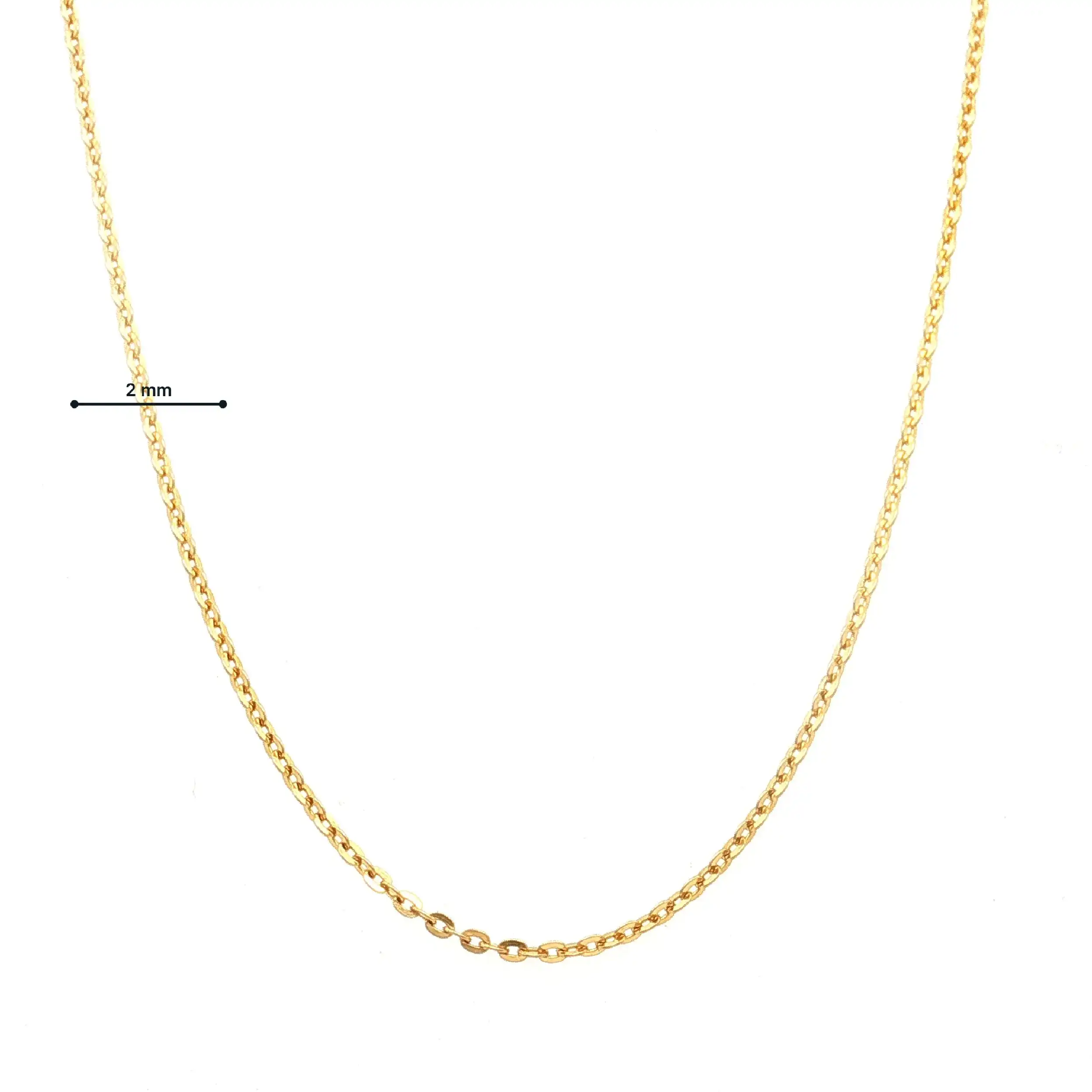 Ankerkette Gelbgold
