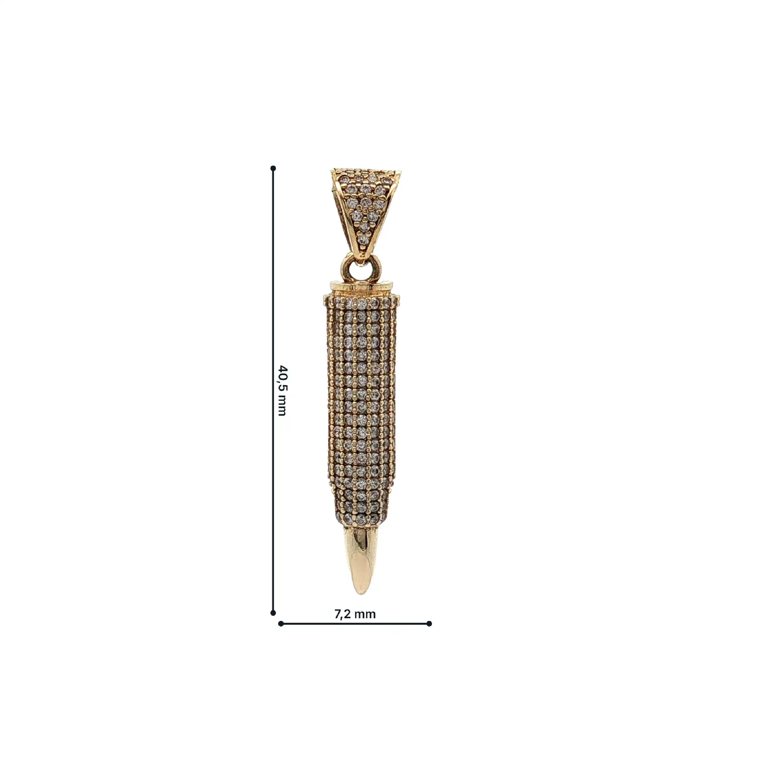 Anhänger Gelbgold mit Zirkonia