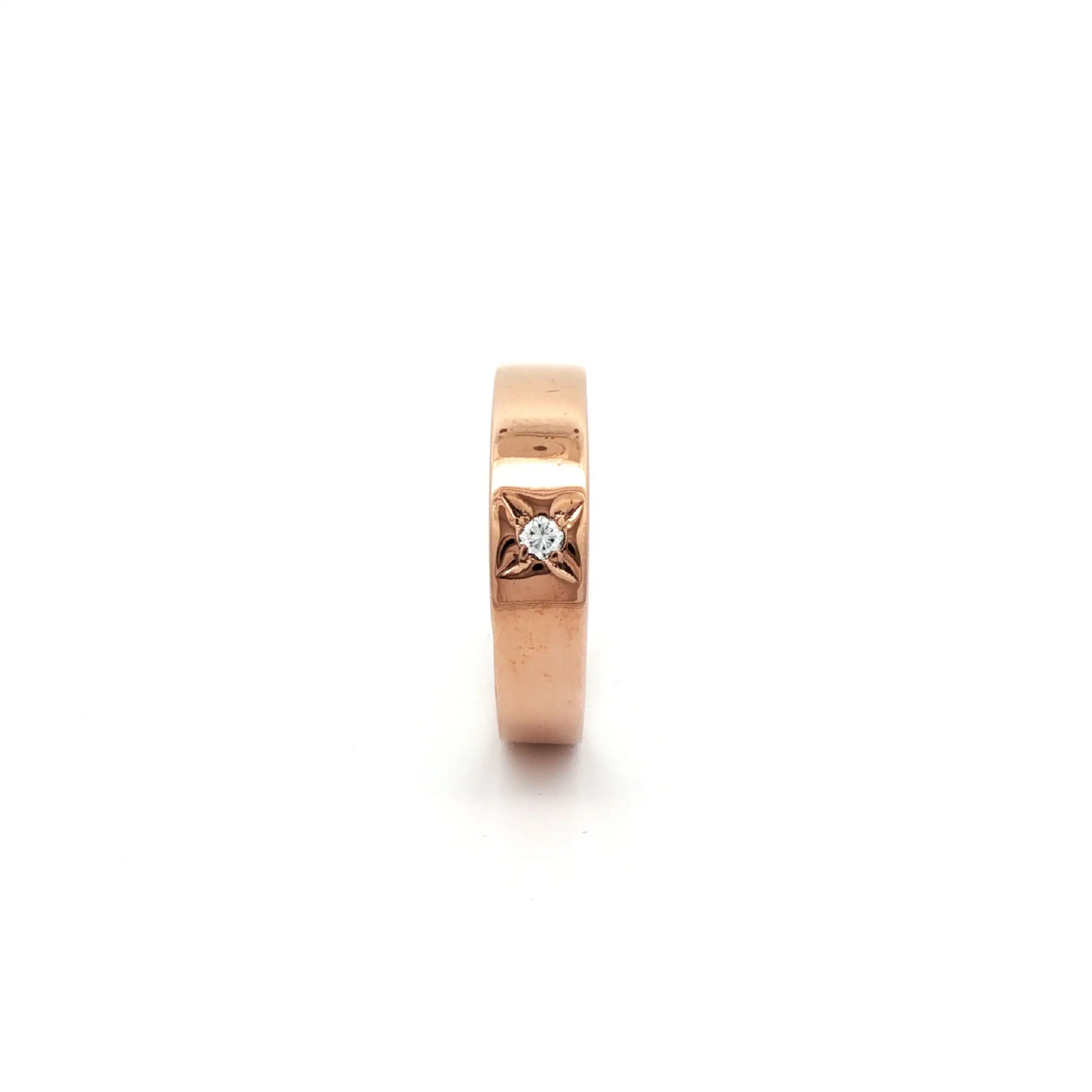 Ring Rotgold mit Brillanten