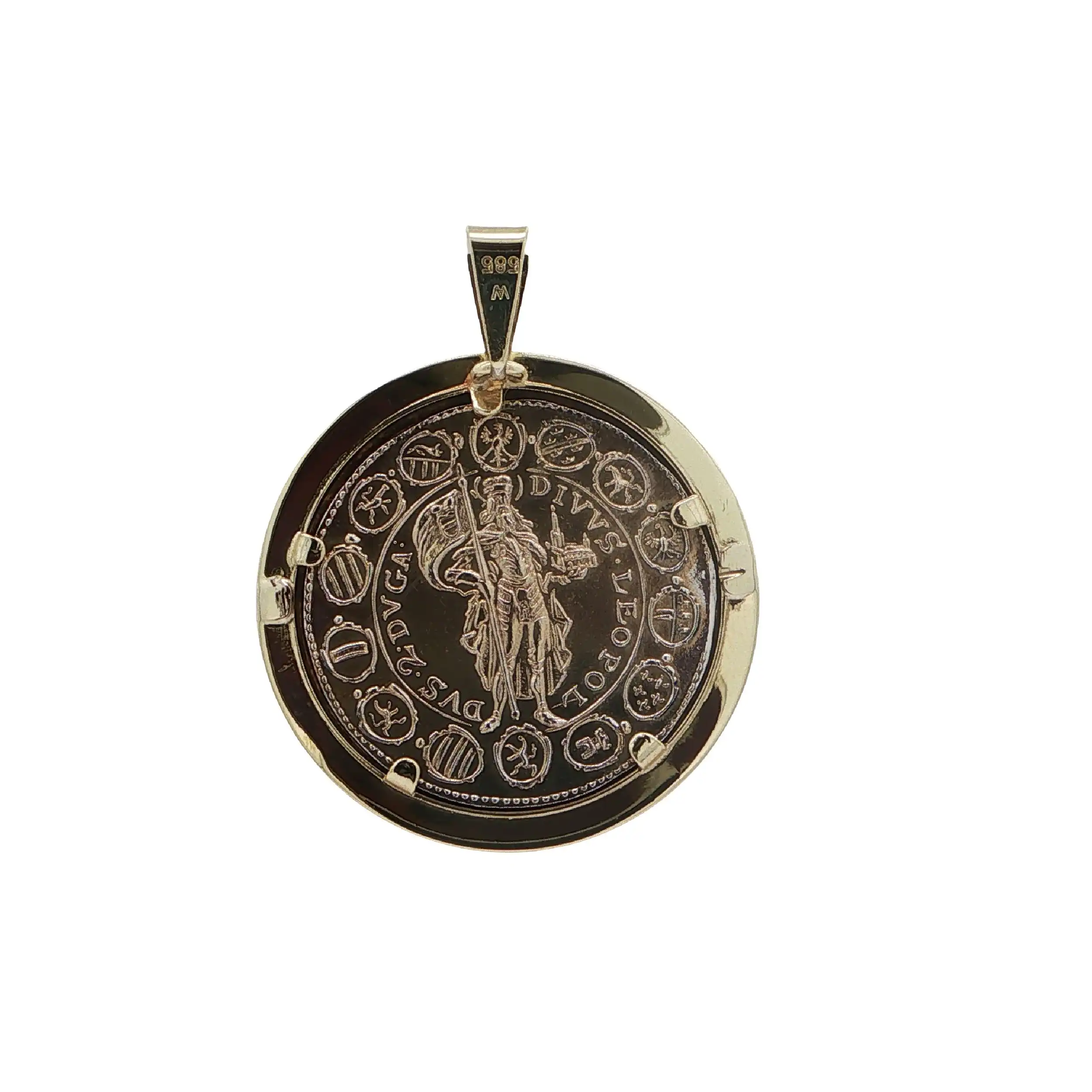 Anhänger Gelbgold mit Münze