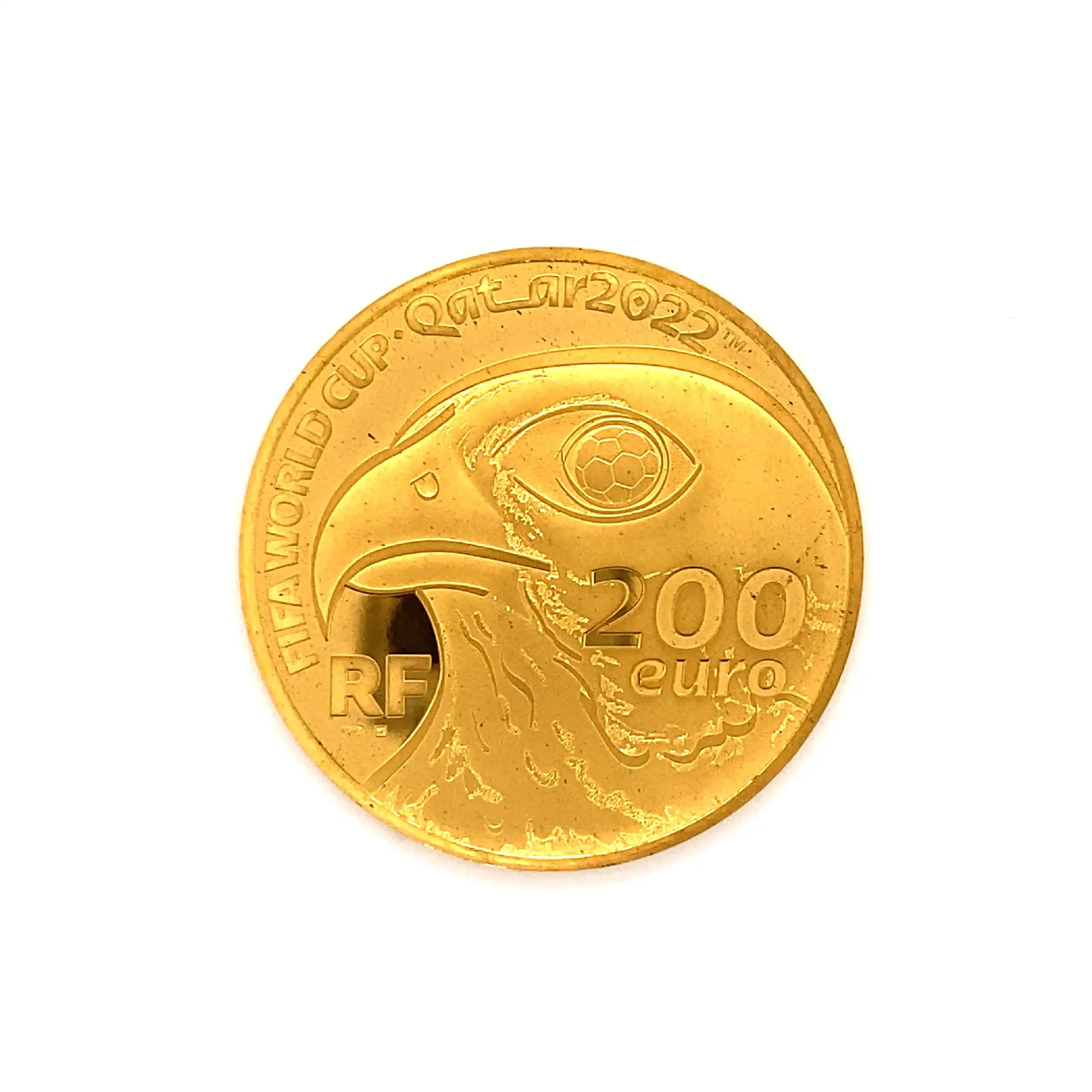 200 Euro Gold Fussball WM Quatar 2021 