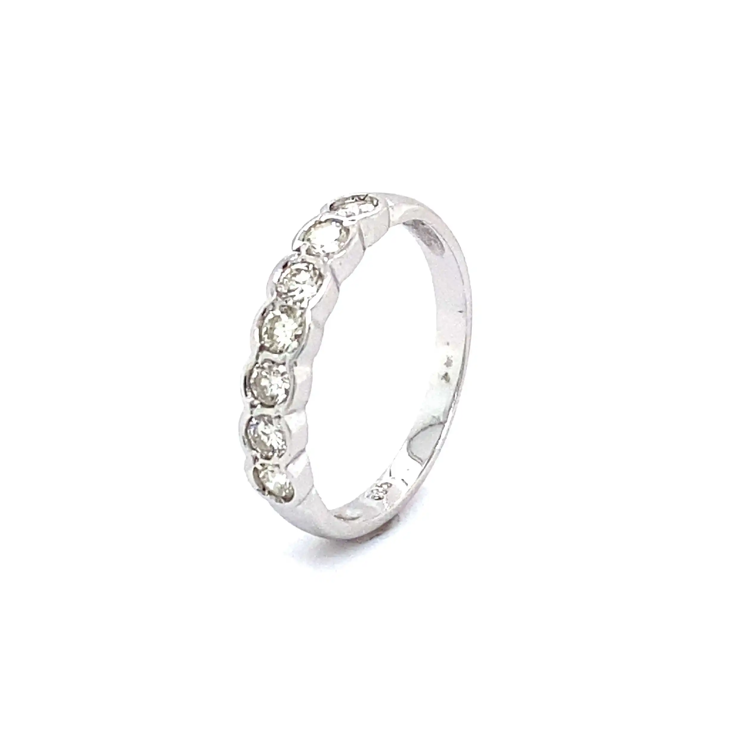 Ring Weißgold mit Brillanten Ring Weißgold mit Brillanten