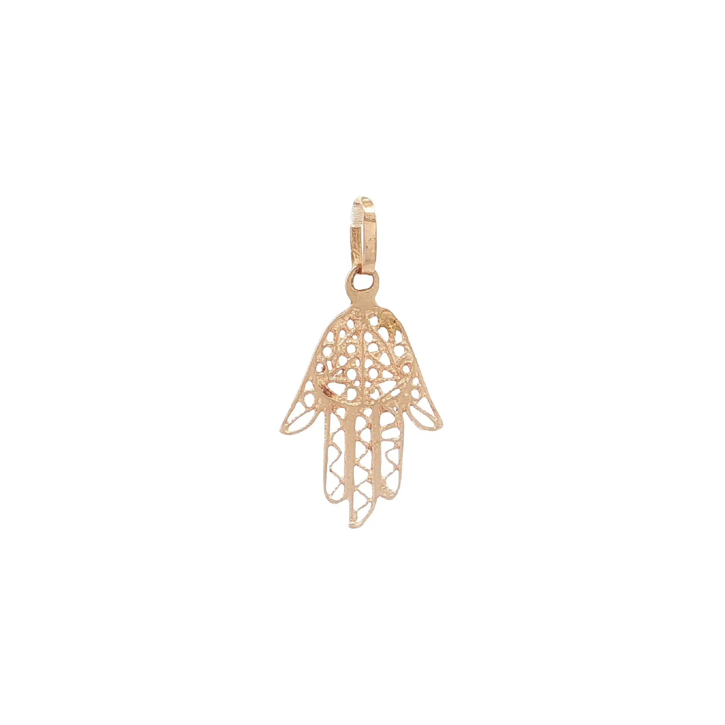 Anhänger Rosegold Hand der Fatima Anhänger Rosegold Hand der Fatima