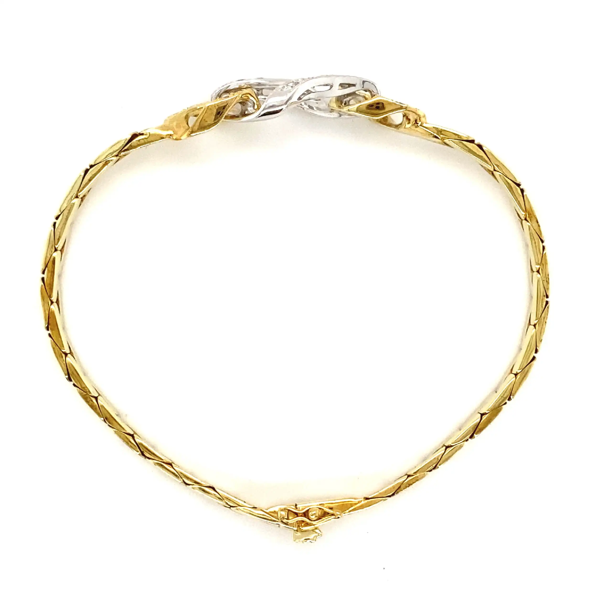Armband bicolor mit Brillanten