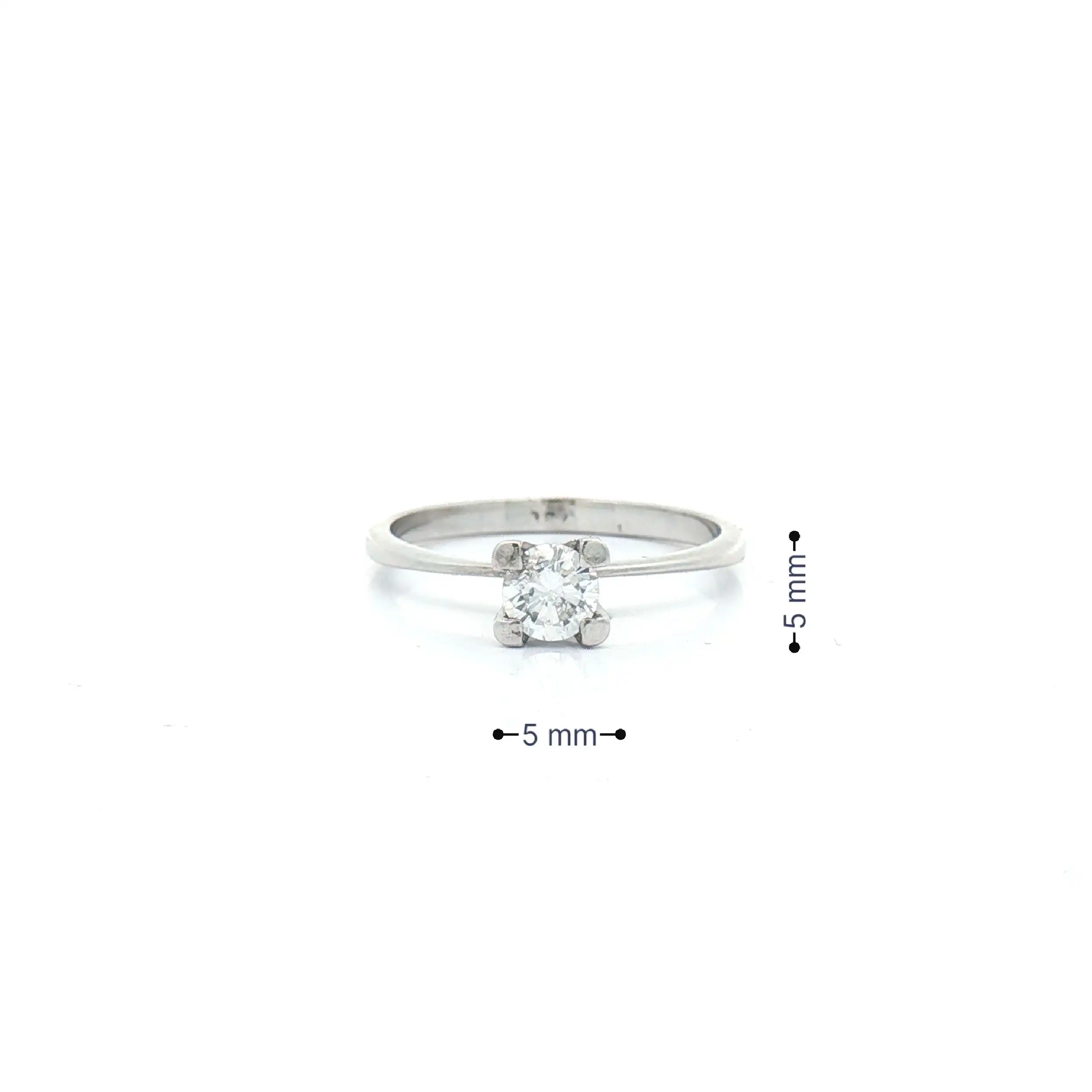 Ring Weißgold mit Brillant