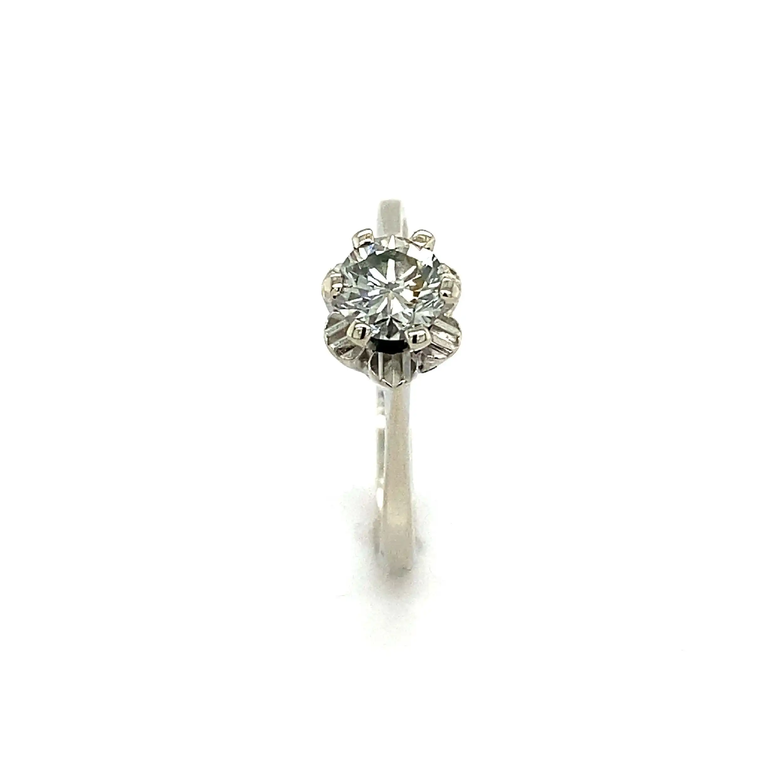 Ring Weißgold mit Brillant Ring Weißgold mit Brillant