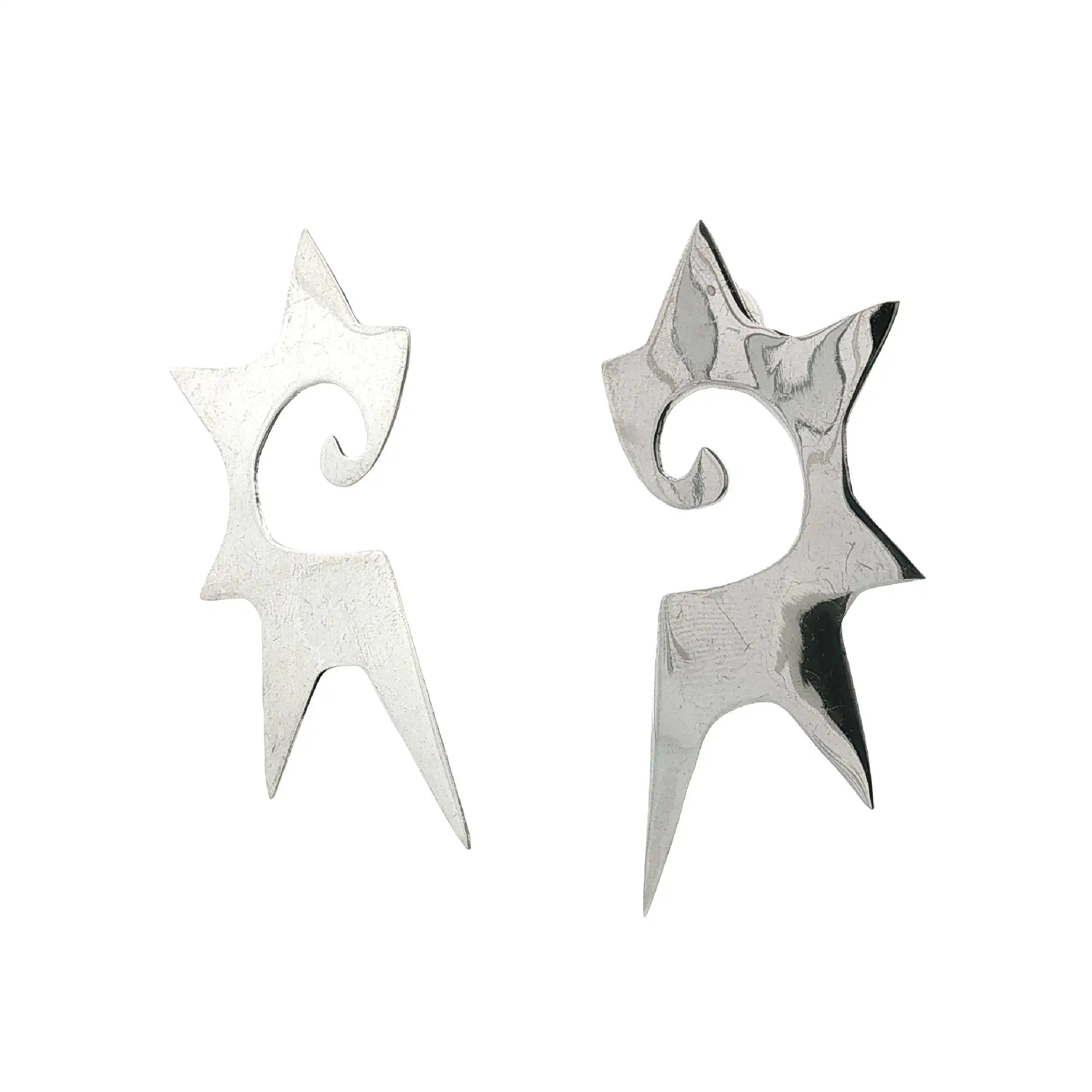 Paar Ohrstecker Silber Spitz