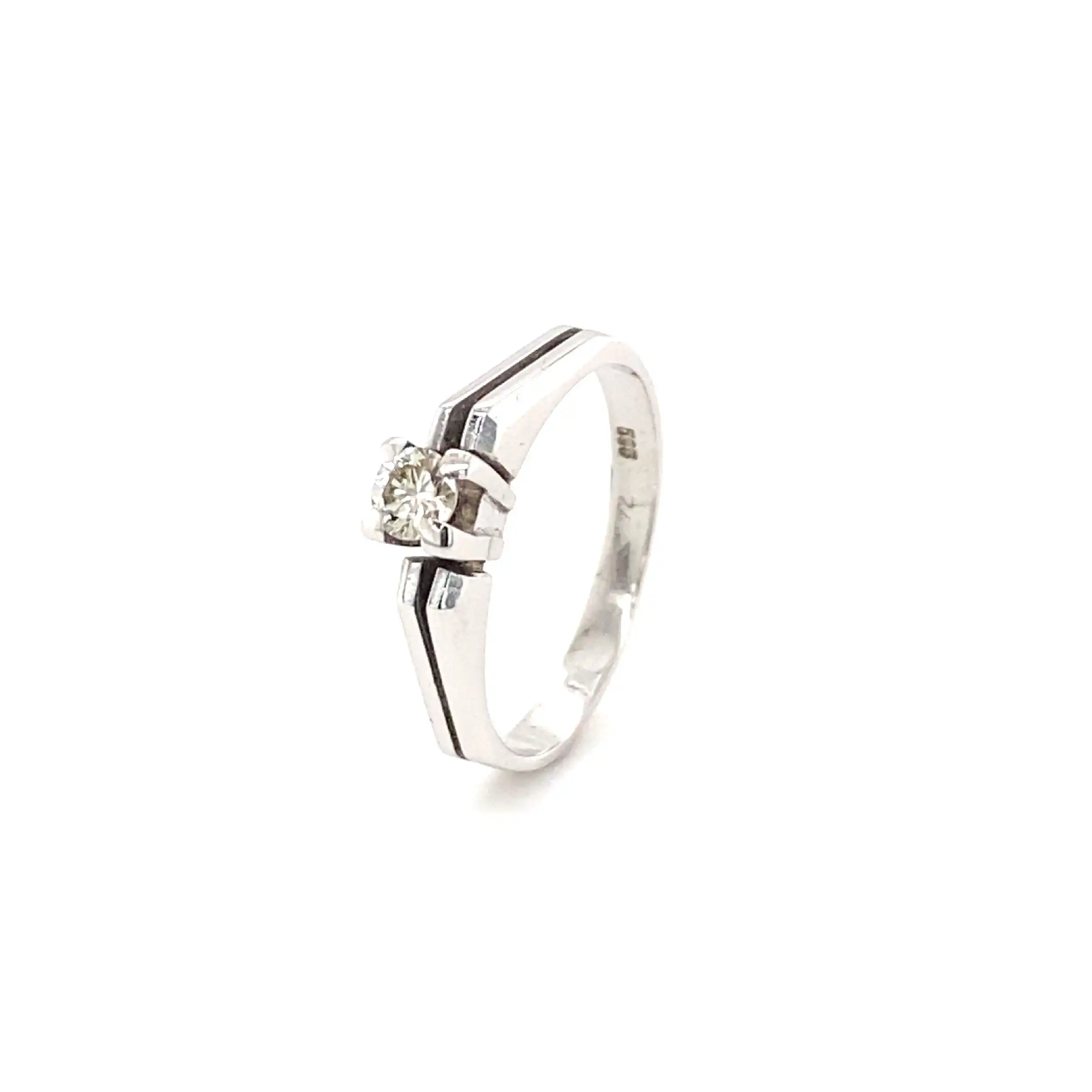 Ring Weißgold mit Brillant