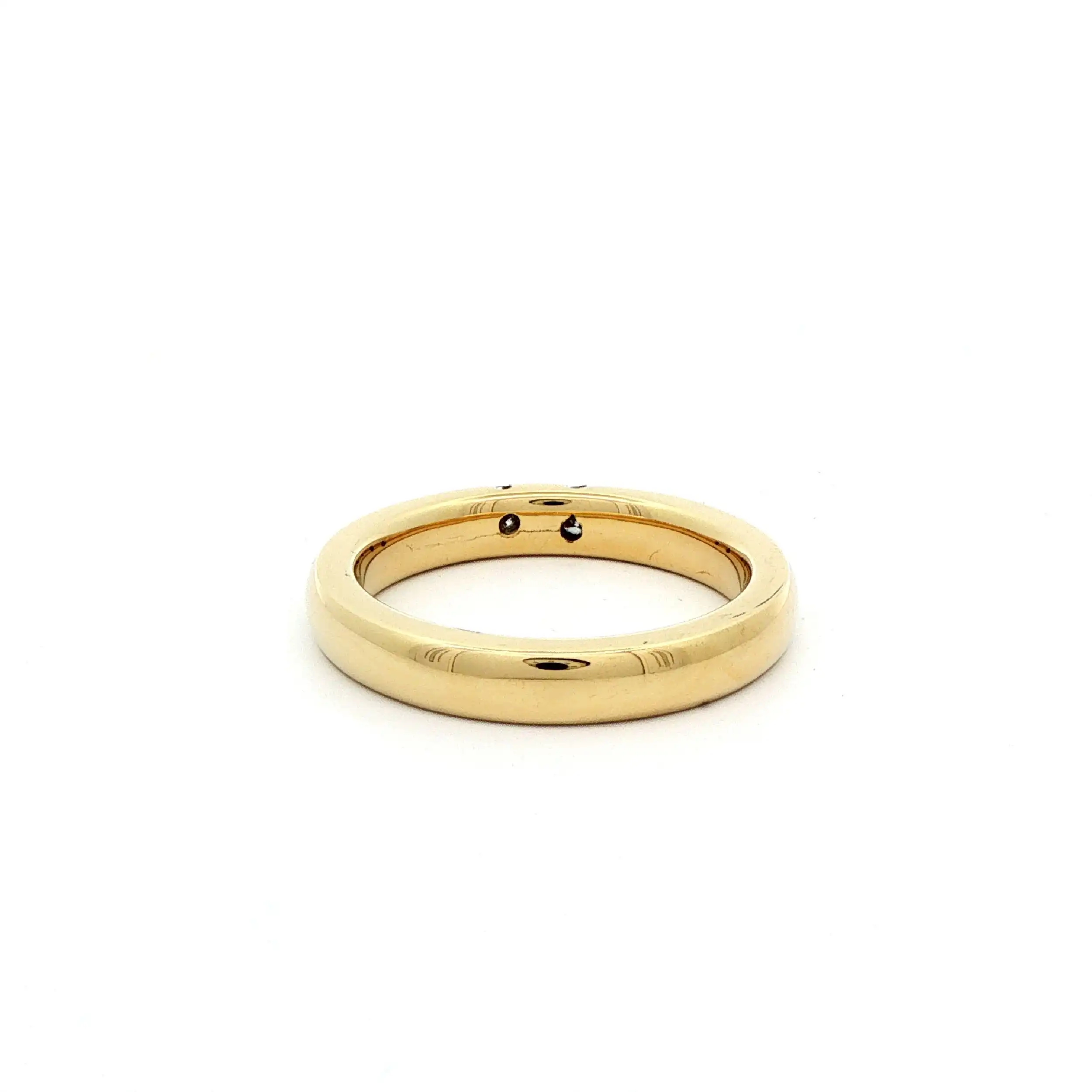 Ring Gelbgold mit 2 Brillanten