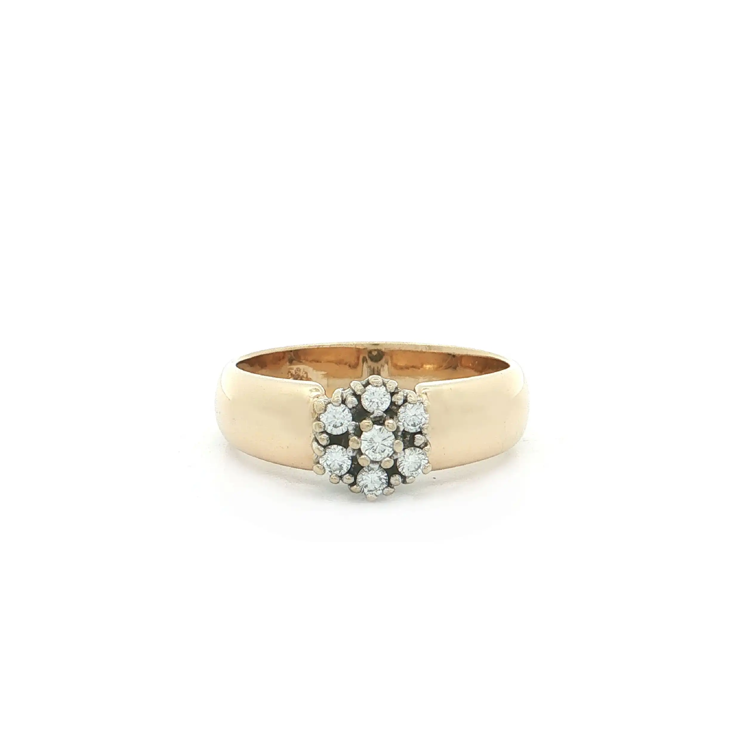 Ring Bicolor mit Brillanten