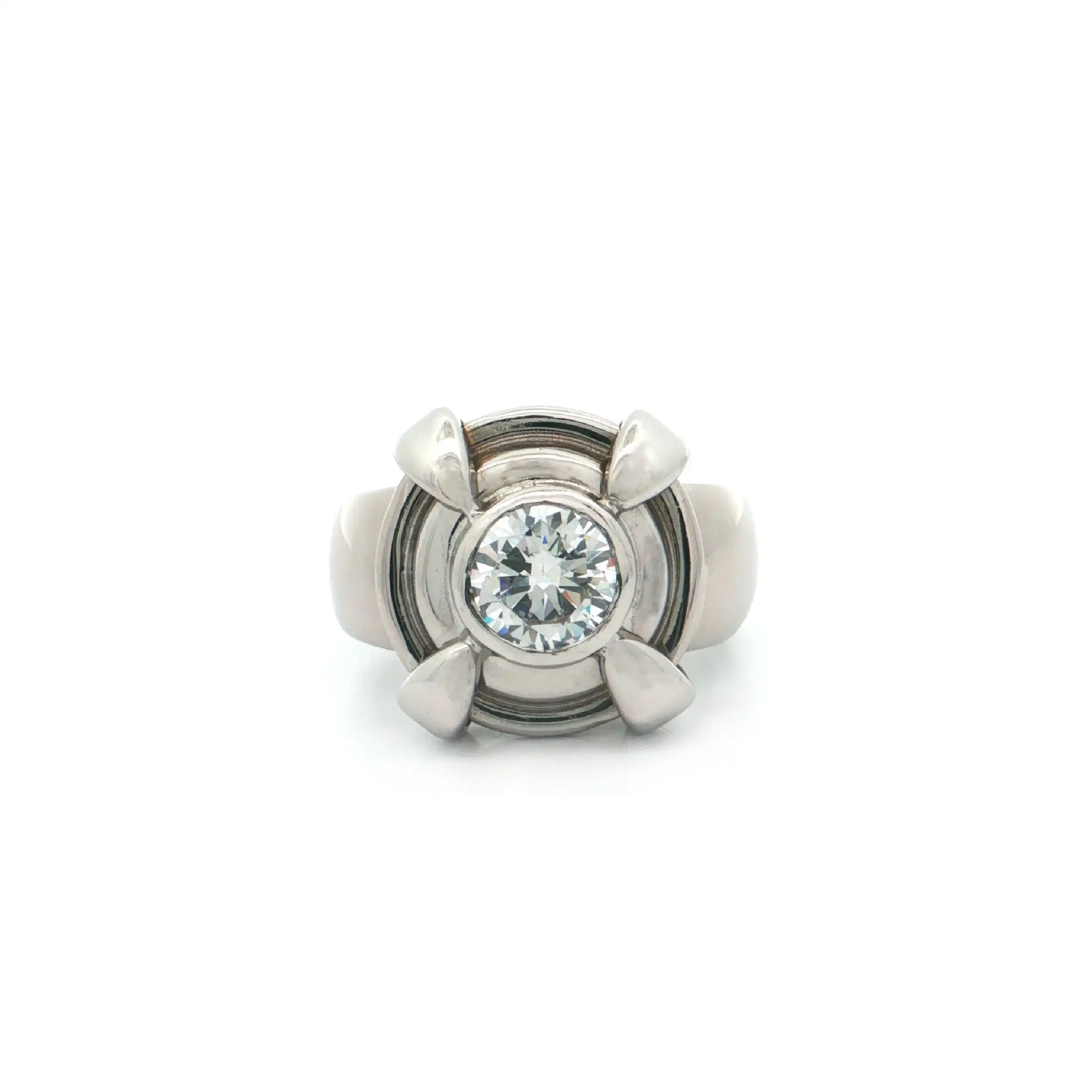 Ring Weißgold mit Zirkonia