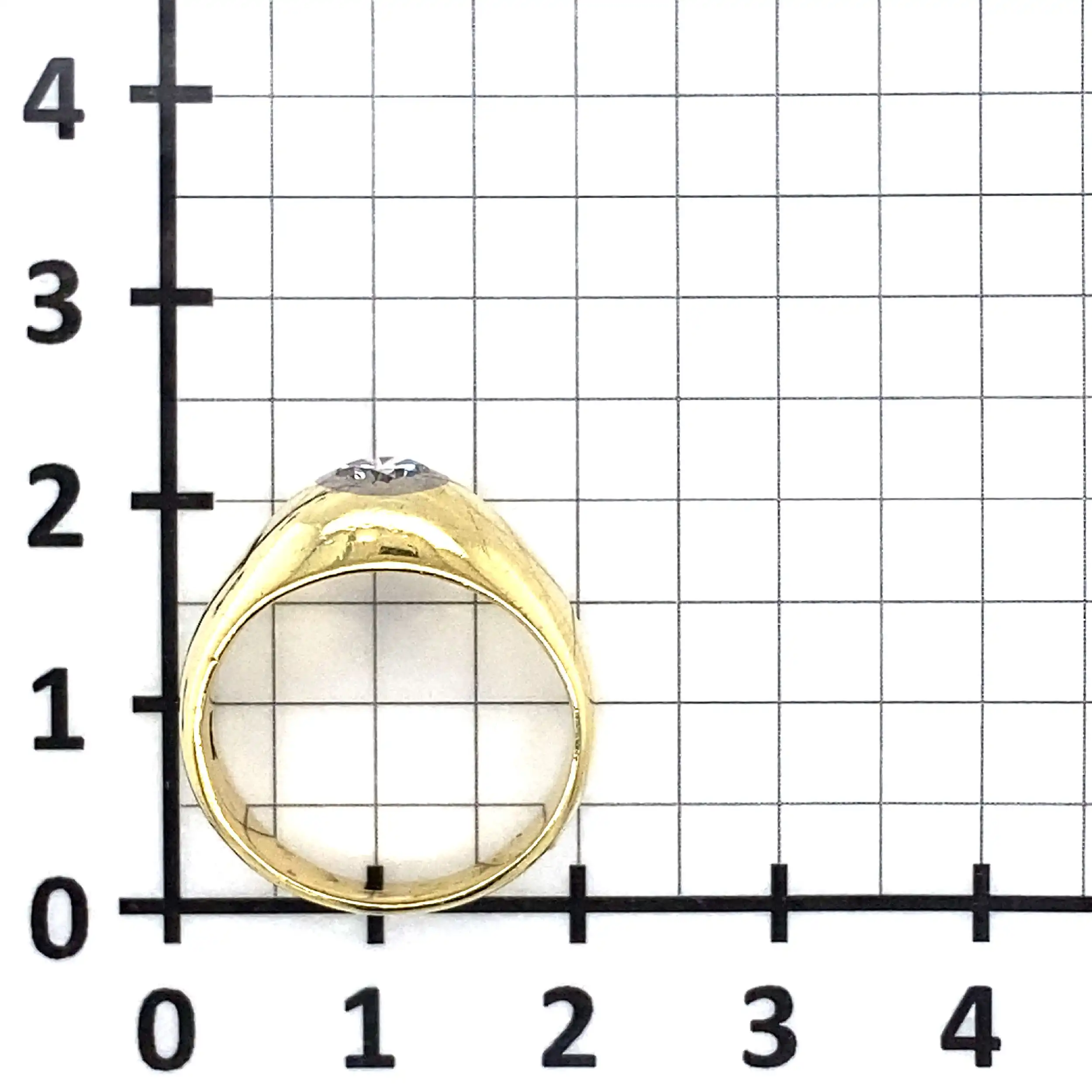 Ring Bicolor mit Brillant Ring Bicolor mit Brillant