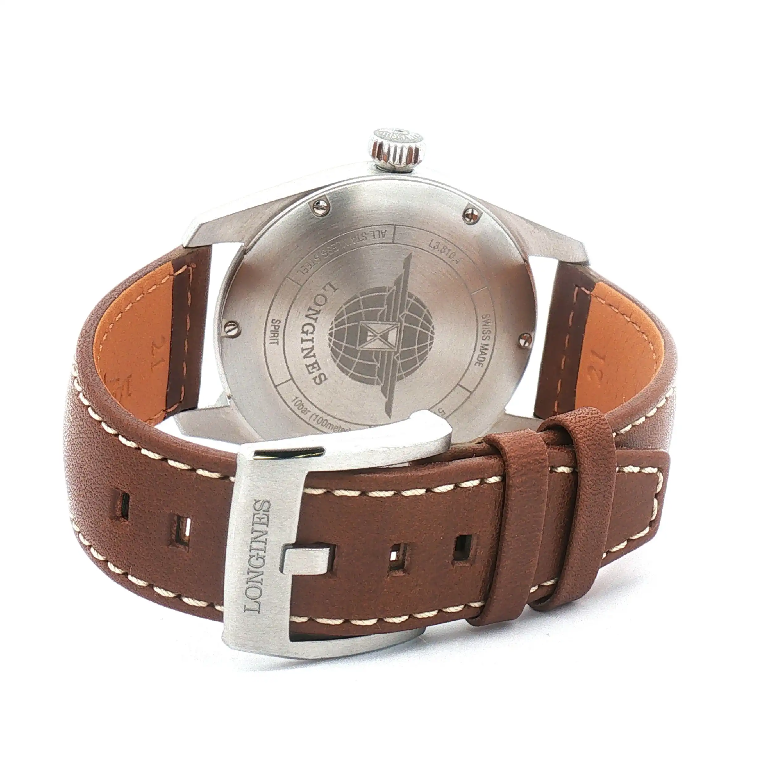 Herrenuhr Longinges Spirit Automatic Silver Dial im Full-Set