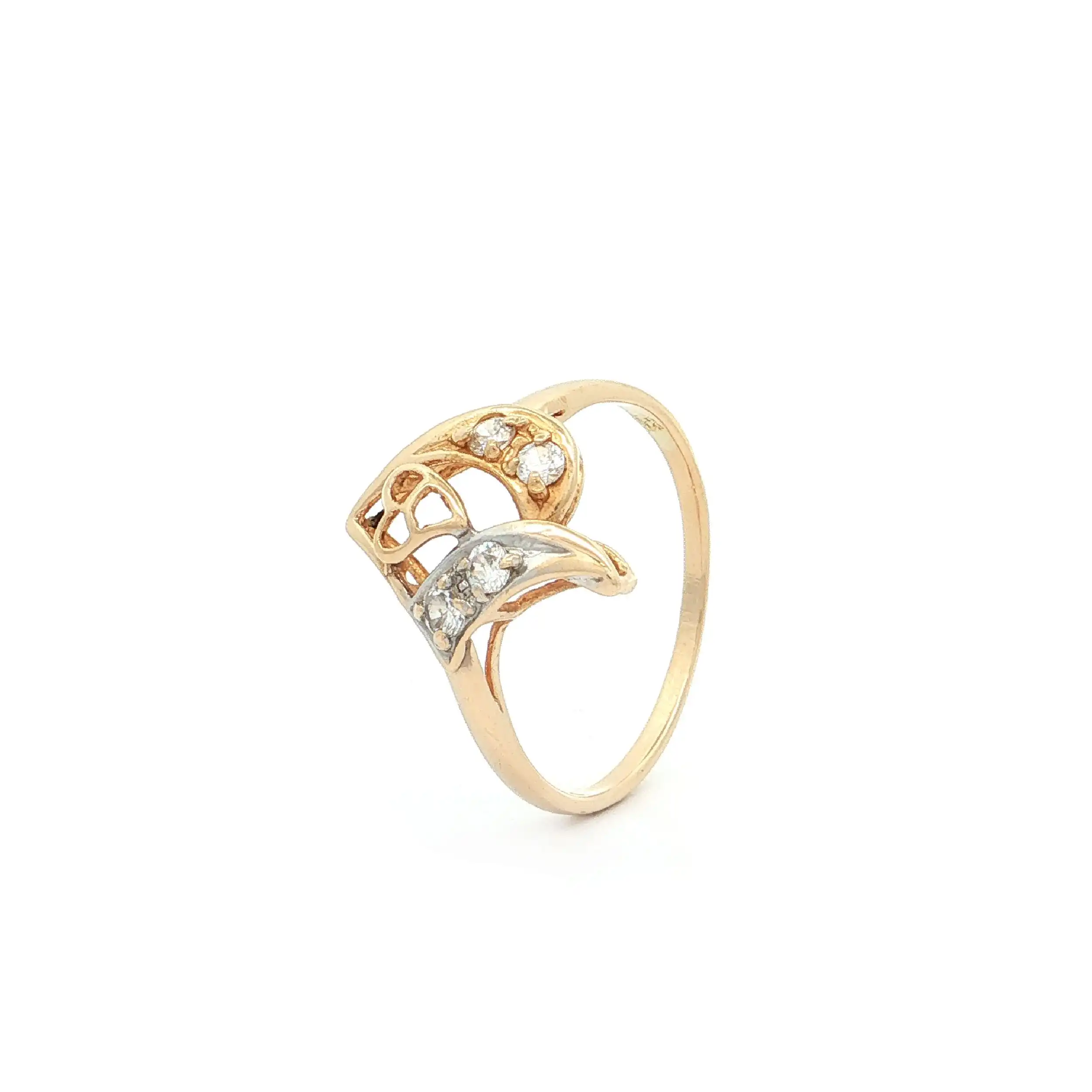 Ring Gelbgold mit Zirkonia Ring Gelbgold mit Zirkonia