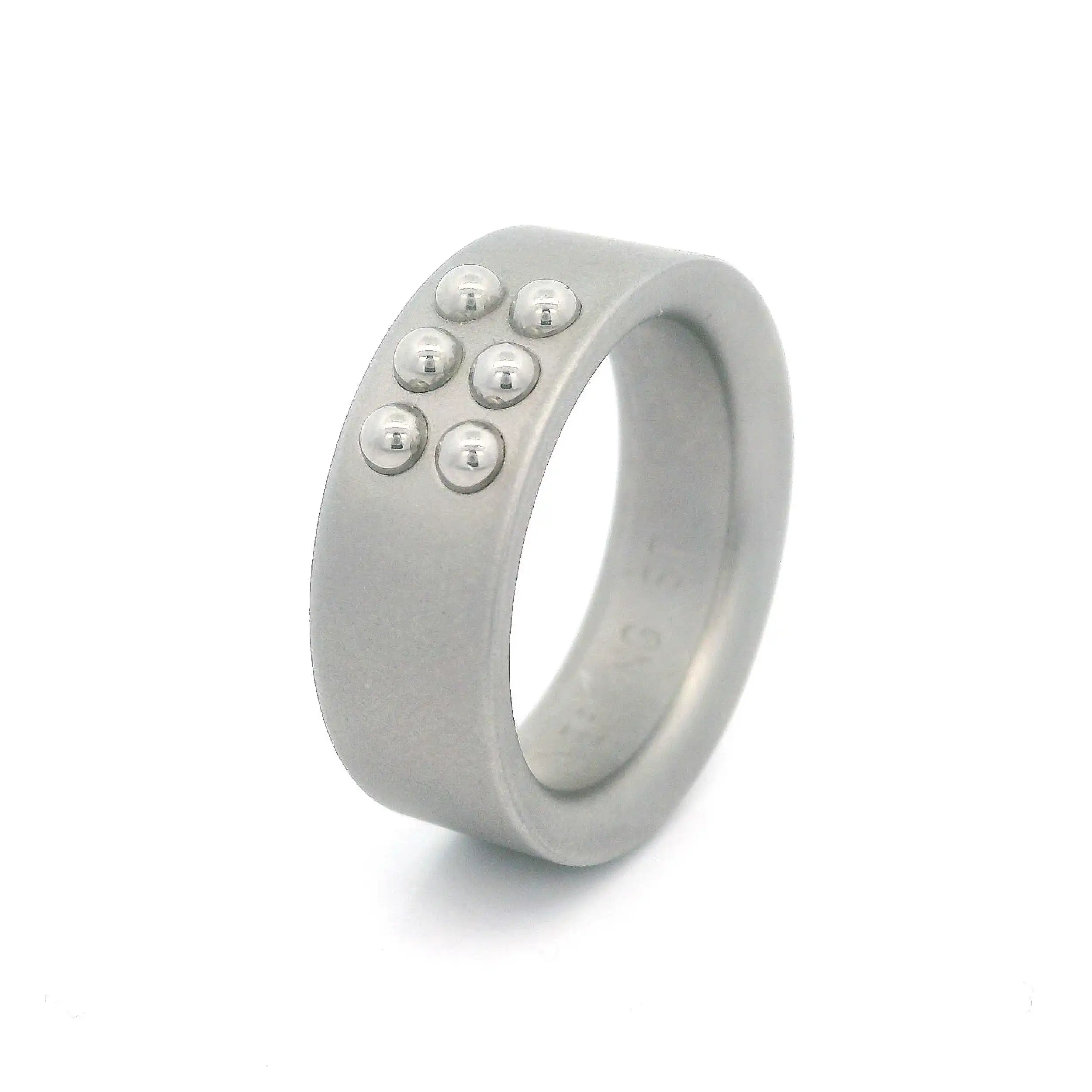 Ring Stahl Niessing Berry mit Kugeln Ring Stahl Niessing Berry mit Kugeln