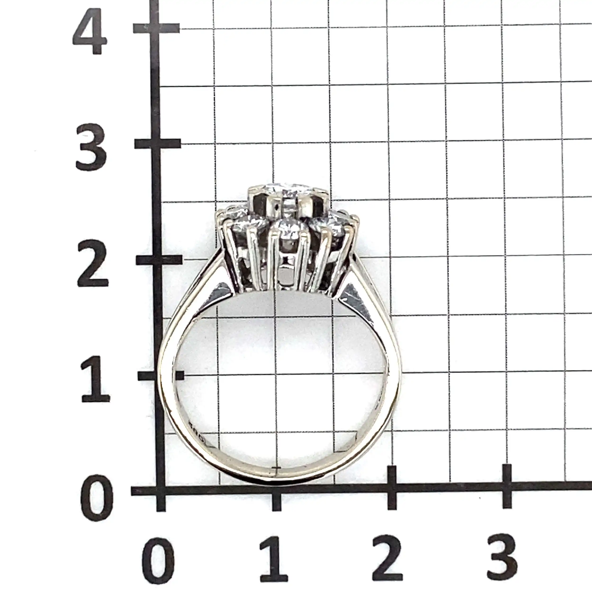 Ring Weißgold mit Brillanten Ring Weißgold mit Brillanten