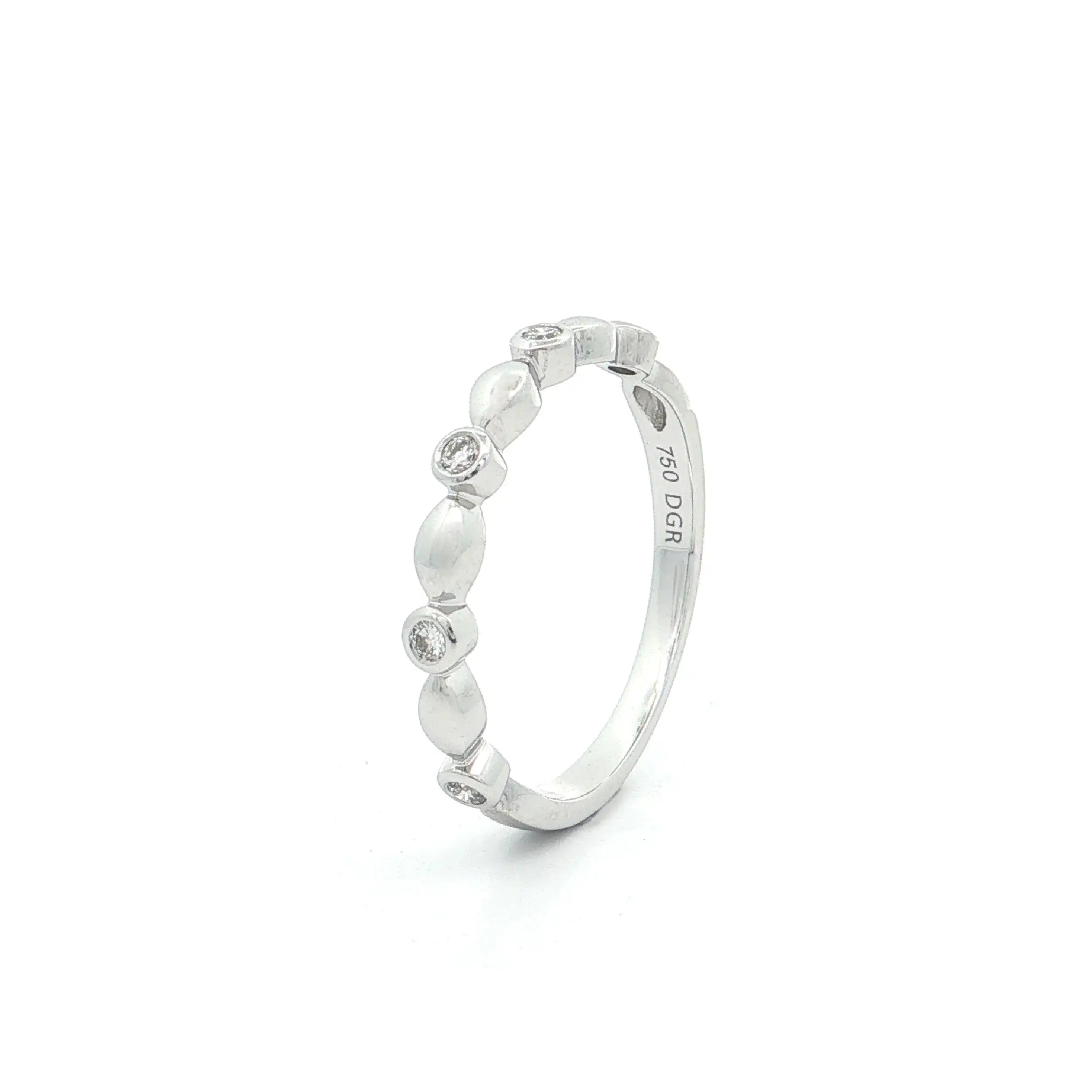 Ring Weißgold mit Brillanten Ring Weißgold mit Brillanten