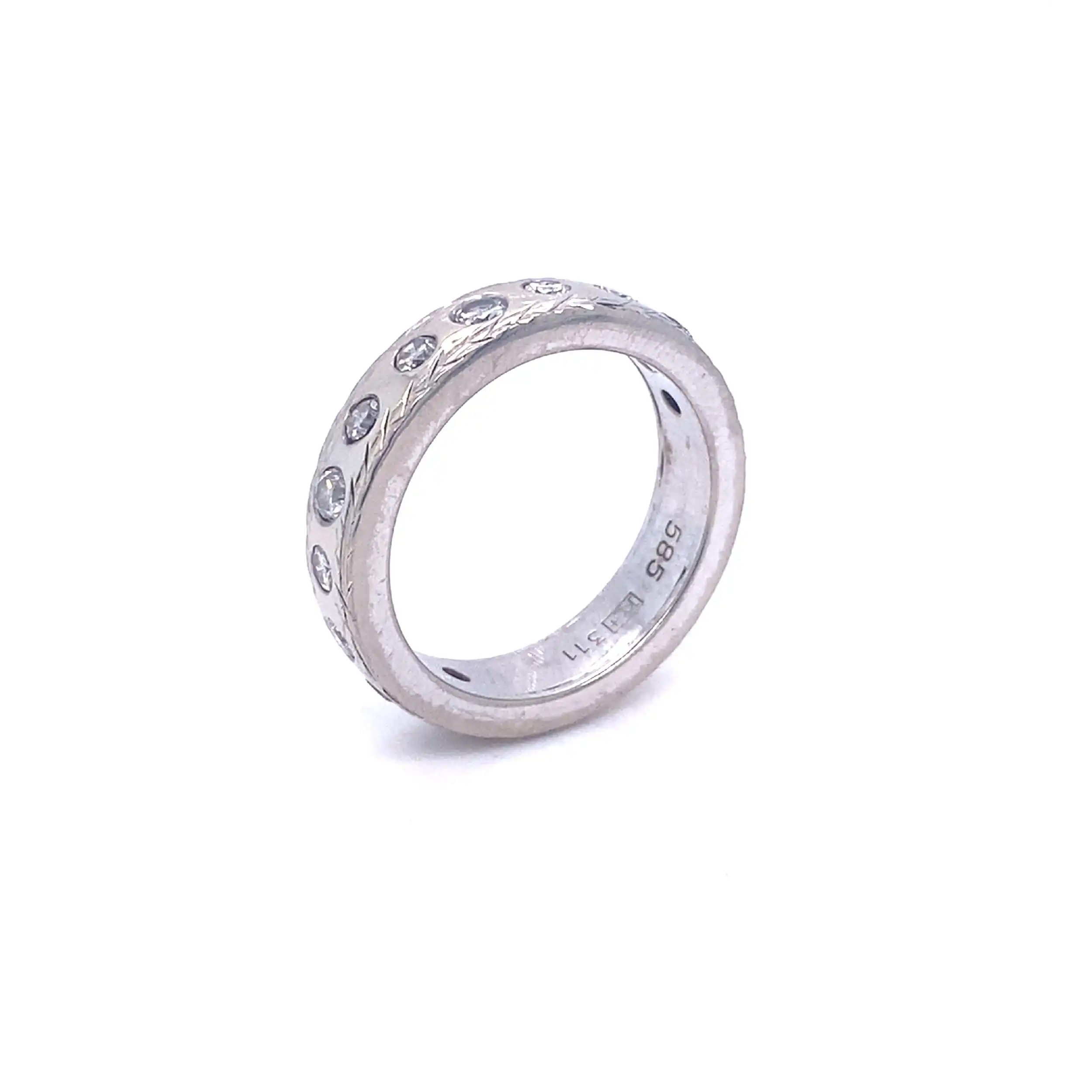 Ring Weißgold mit Brillanten Ring Weißgold mit Brillanten