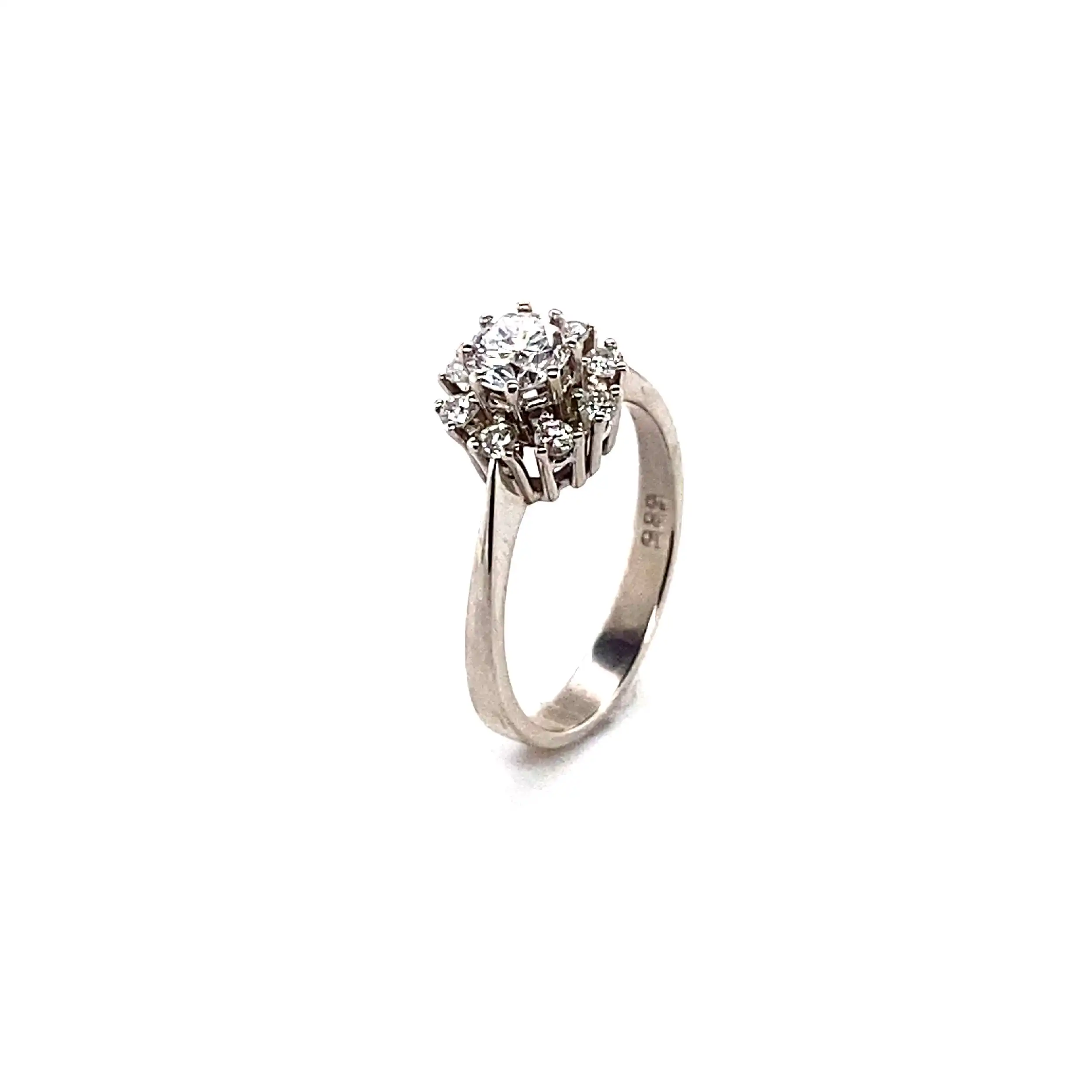 Ring Weißgold mit Brillanten