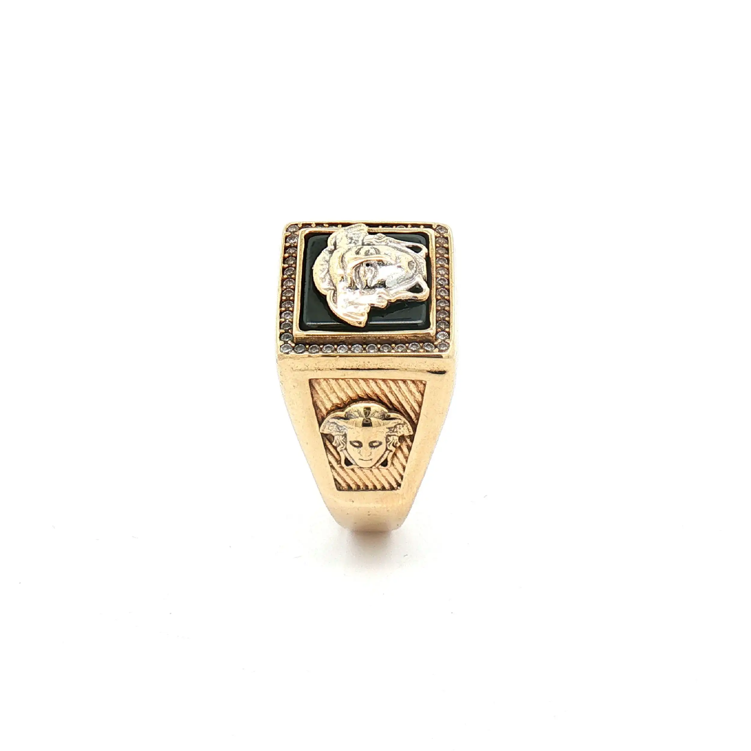 Ring Bicolor Medusa Kopf