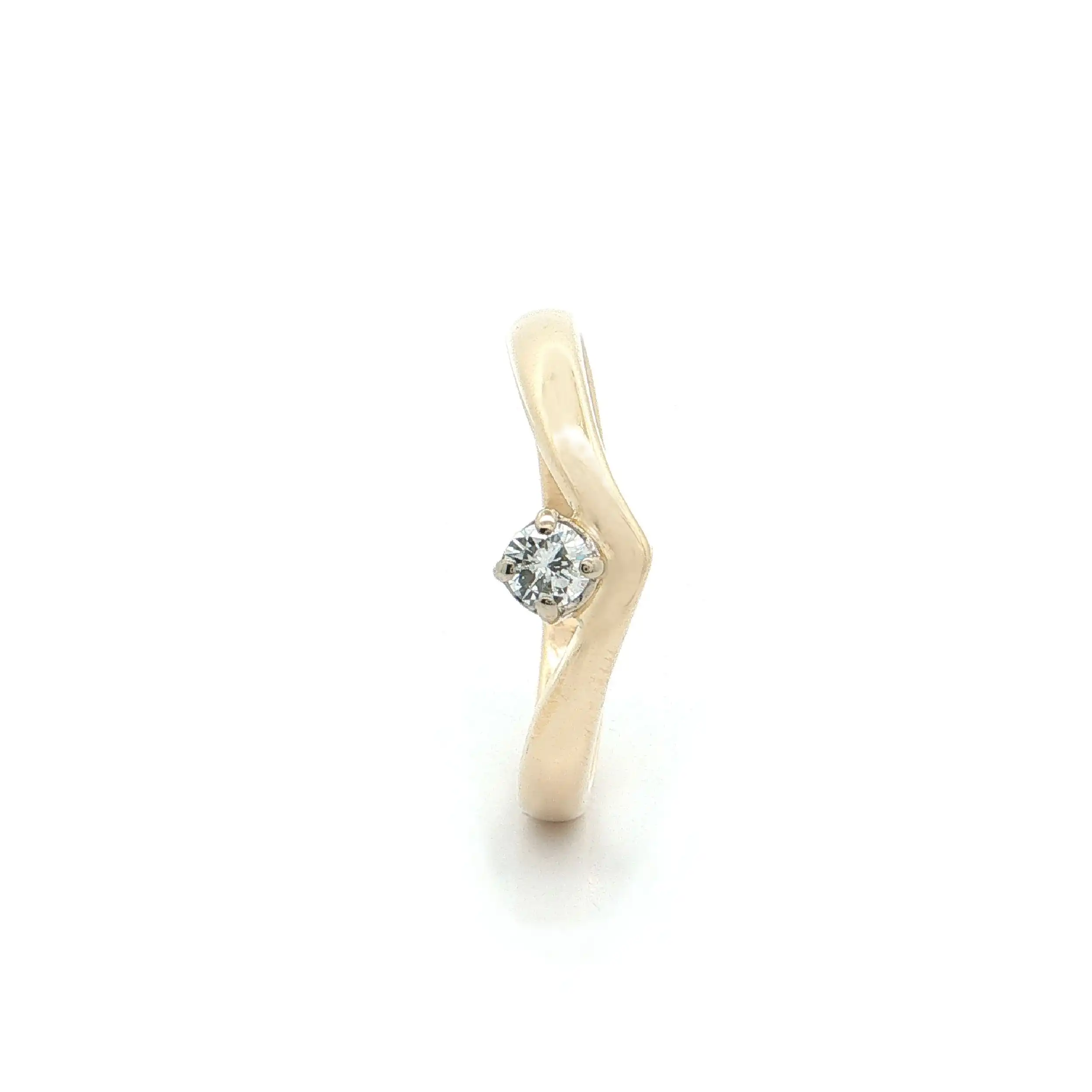 Ring Gelbgold mit Brillant "Niessing" Ring Gelbgold mit Brillant "Niessing"