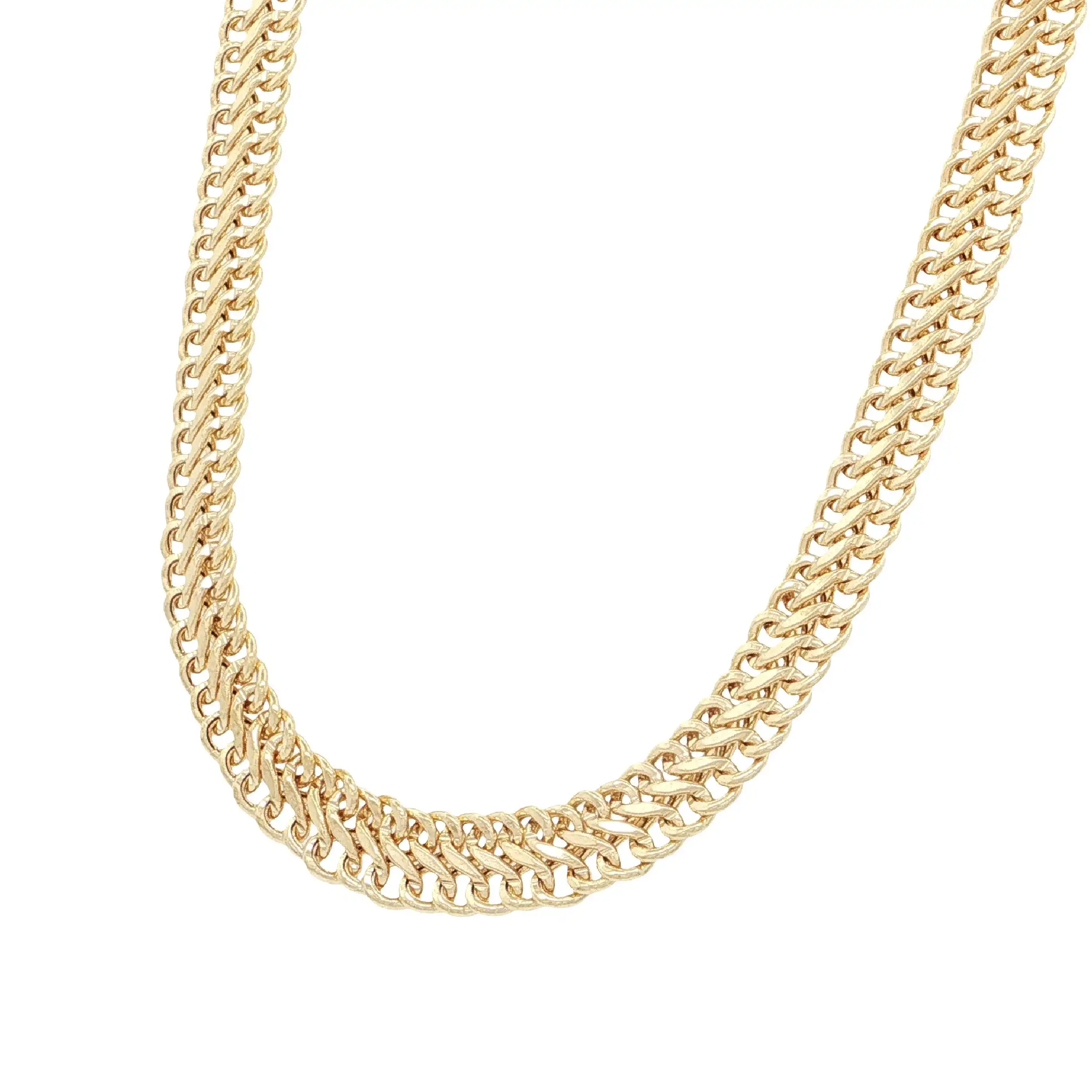 Doppelpanzerkette Gelbgold
