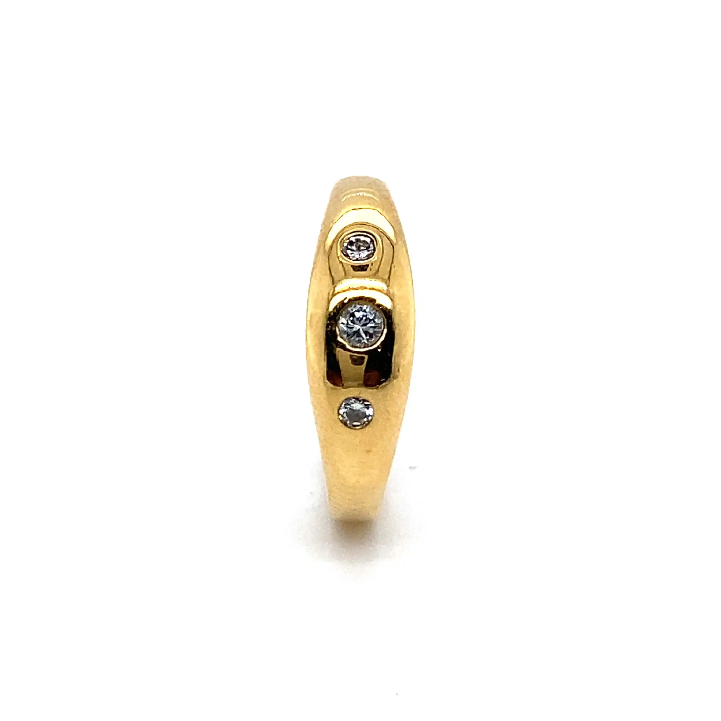 Ring Gelbgold mit Brillanten Ring Gelbgold mit Brillanten