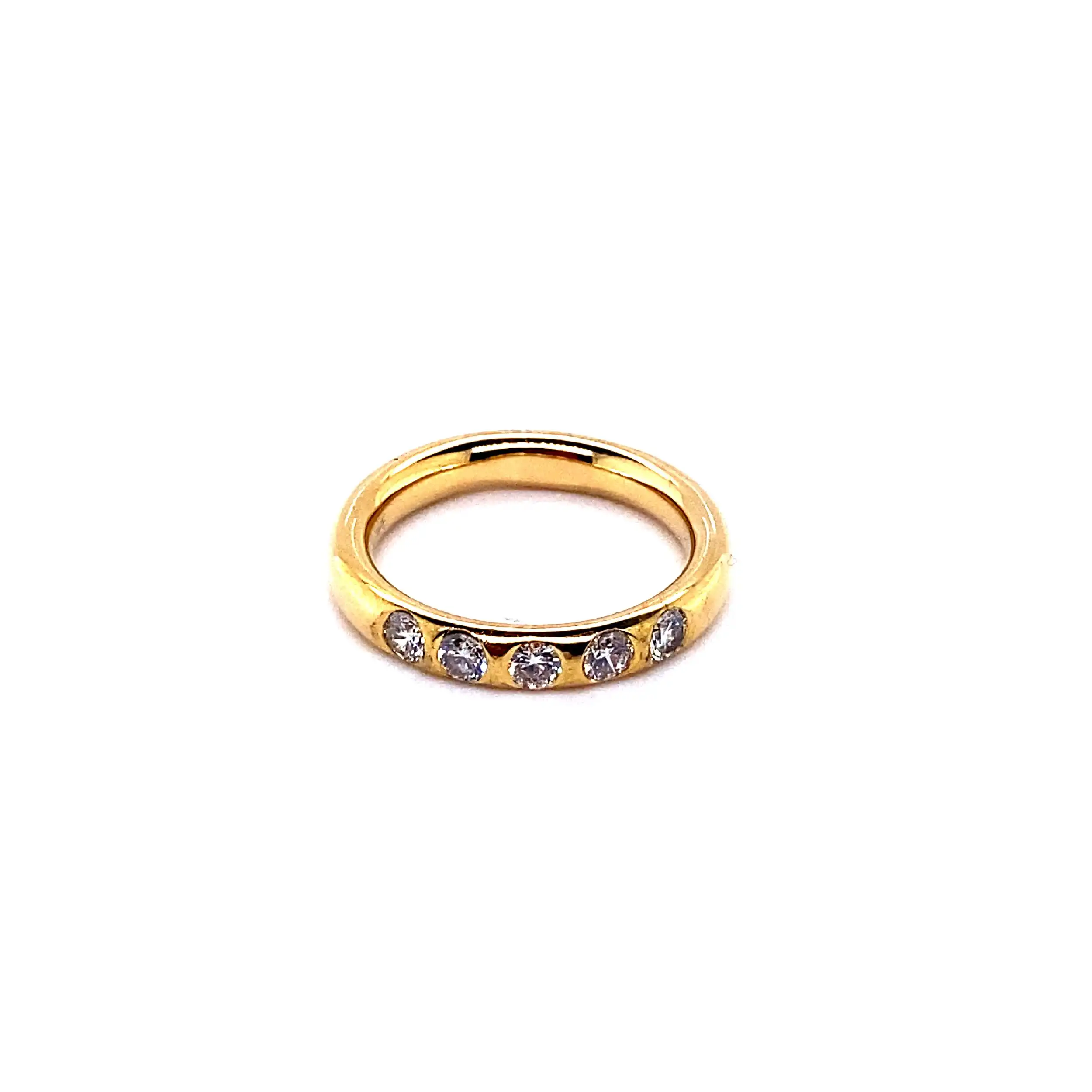Ring Gelbgold mit Brillanten