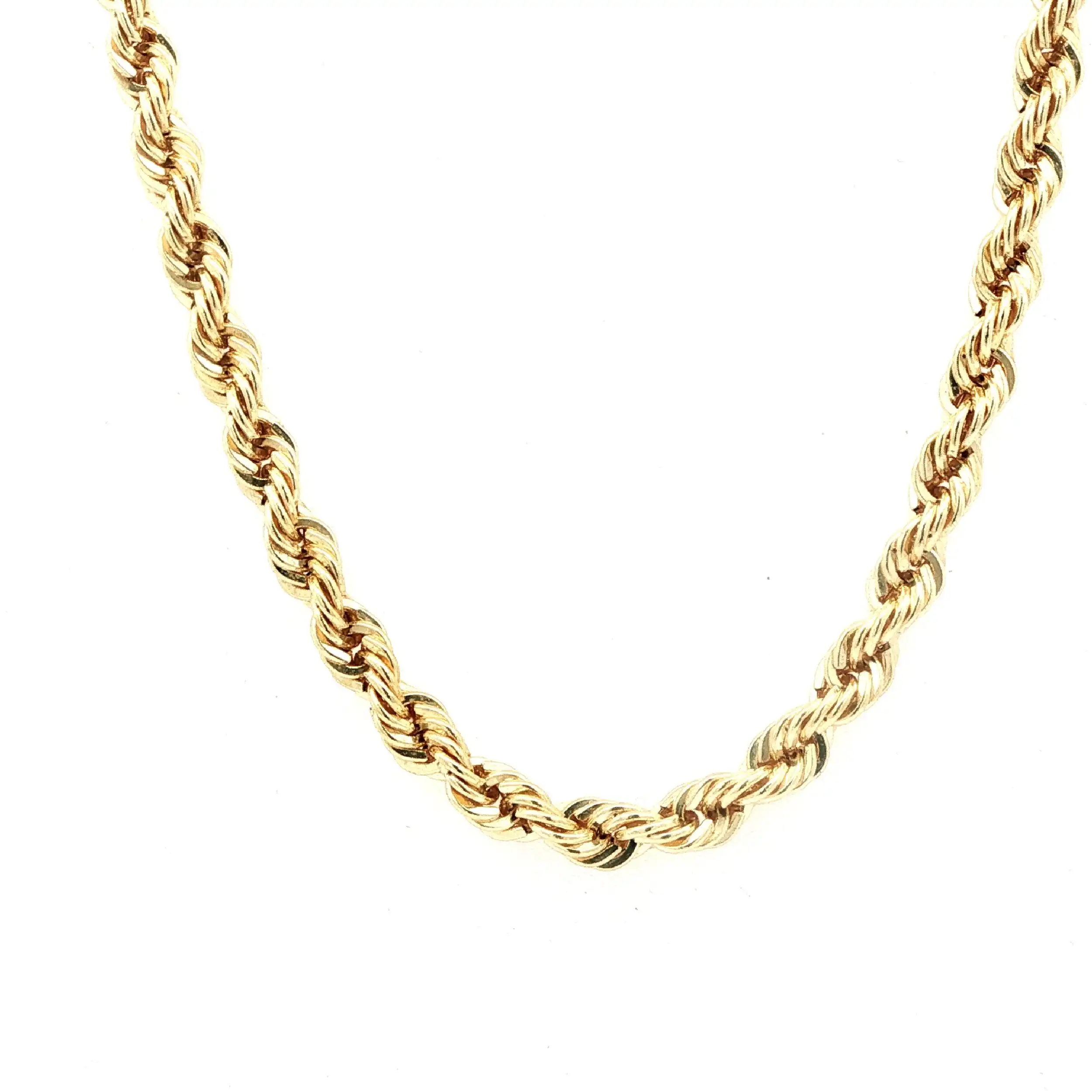 Kordelkette Gelbgold