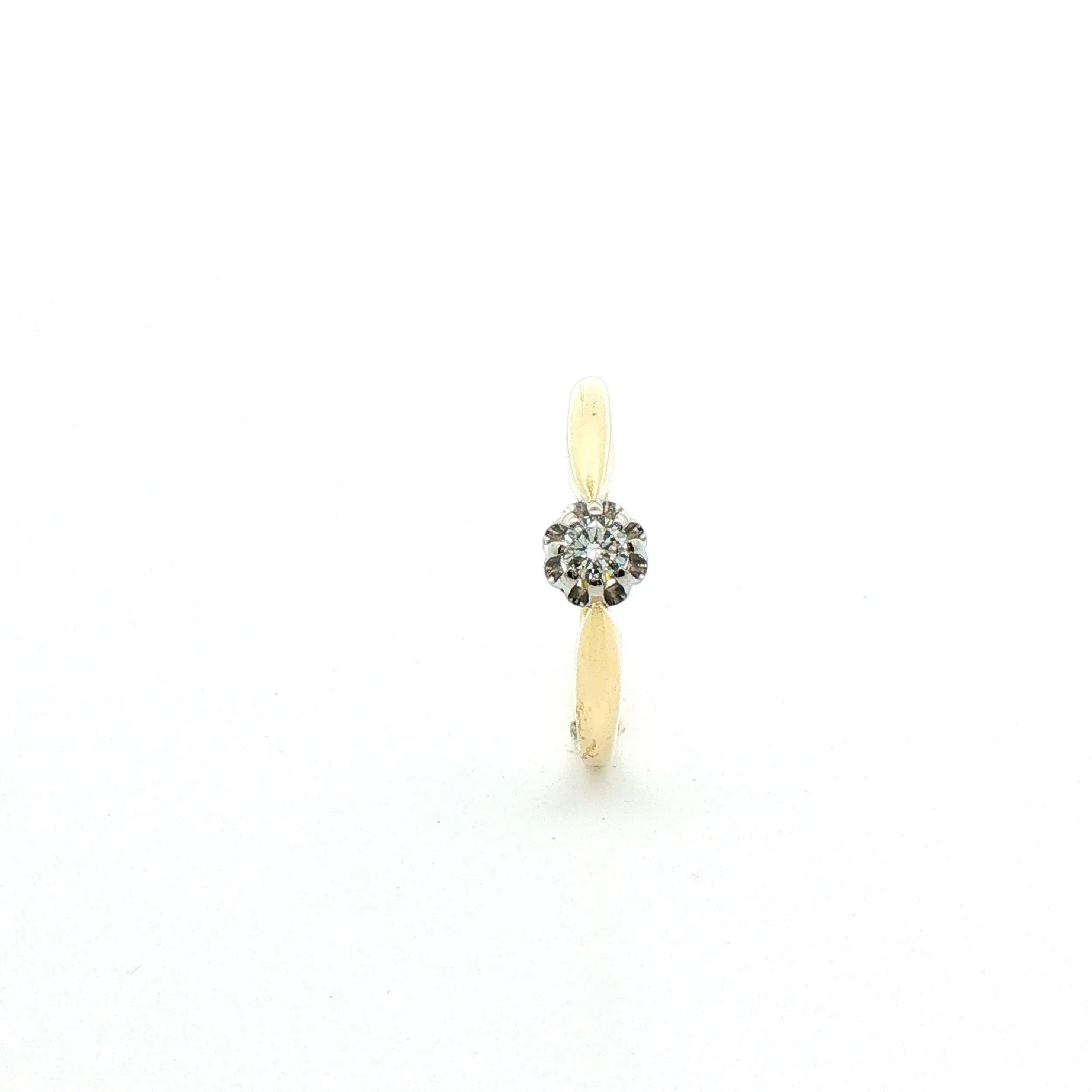 Ring Bicolor mit Brillant