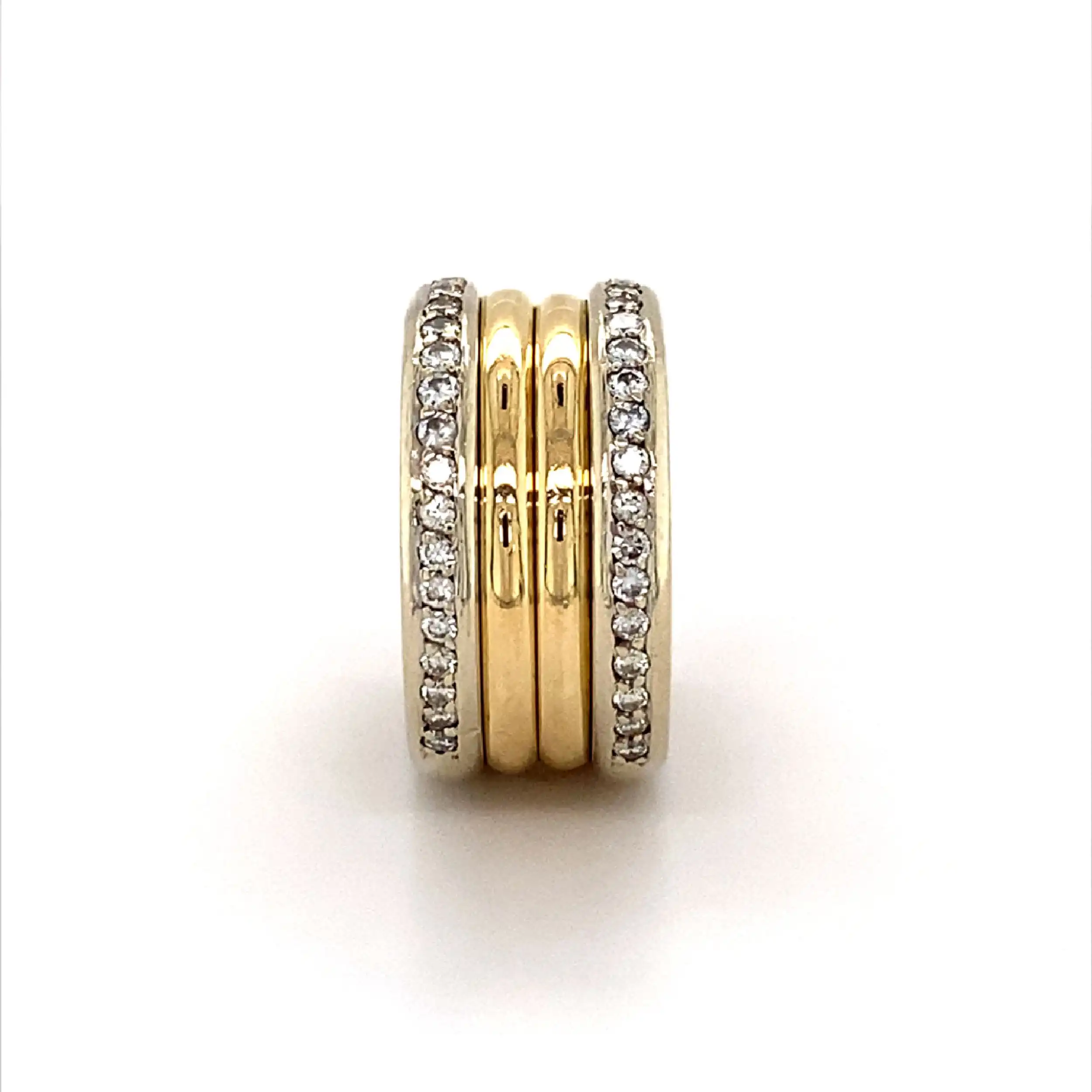 Ring Bicolor mit Brillanten Ring Bicolor mit Brillanten