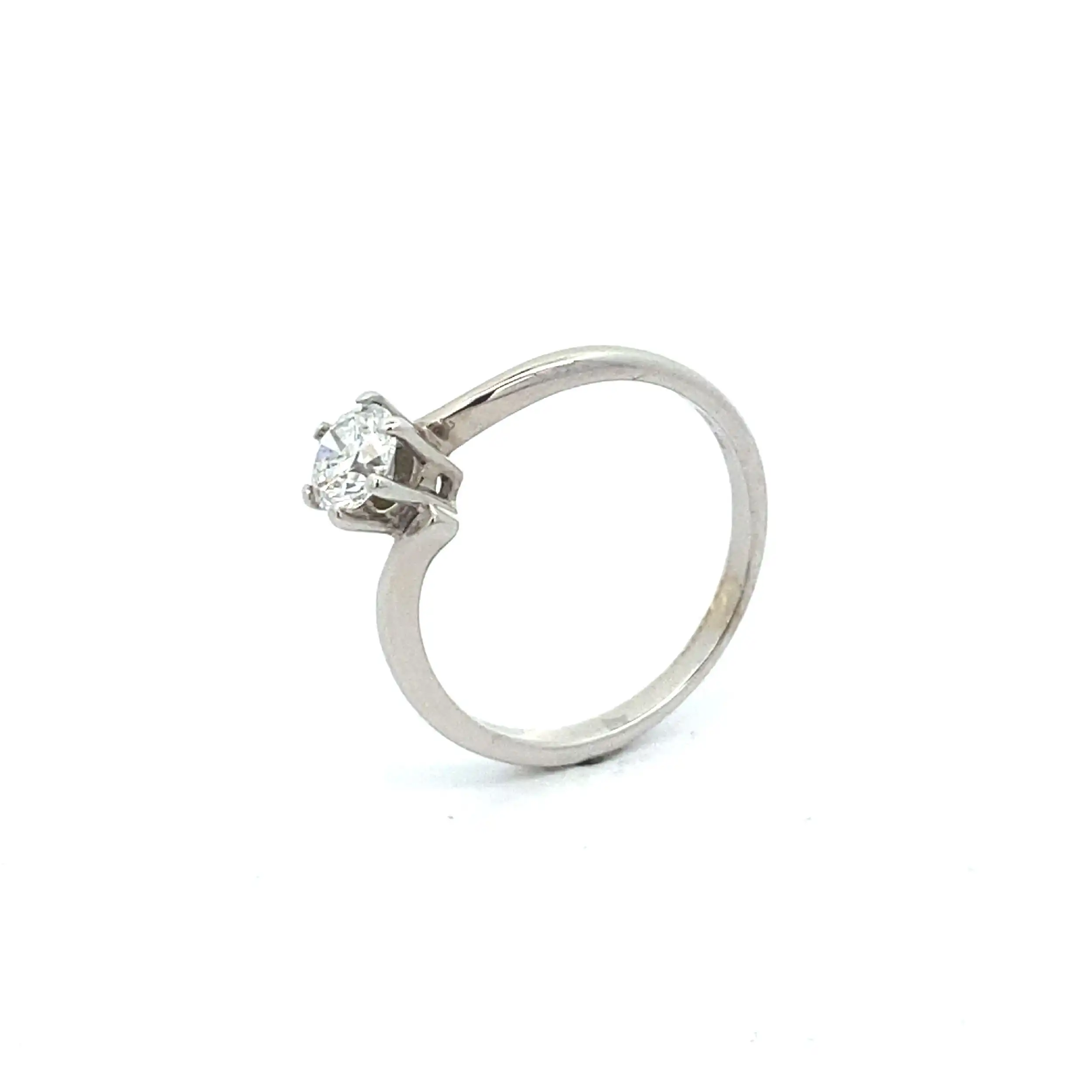 Solitärring Weißgold mit Brillant