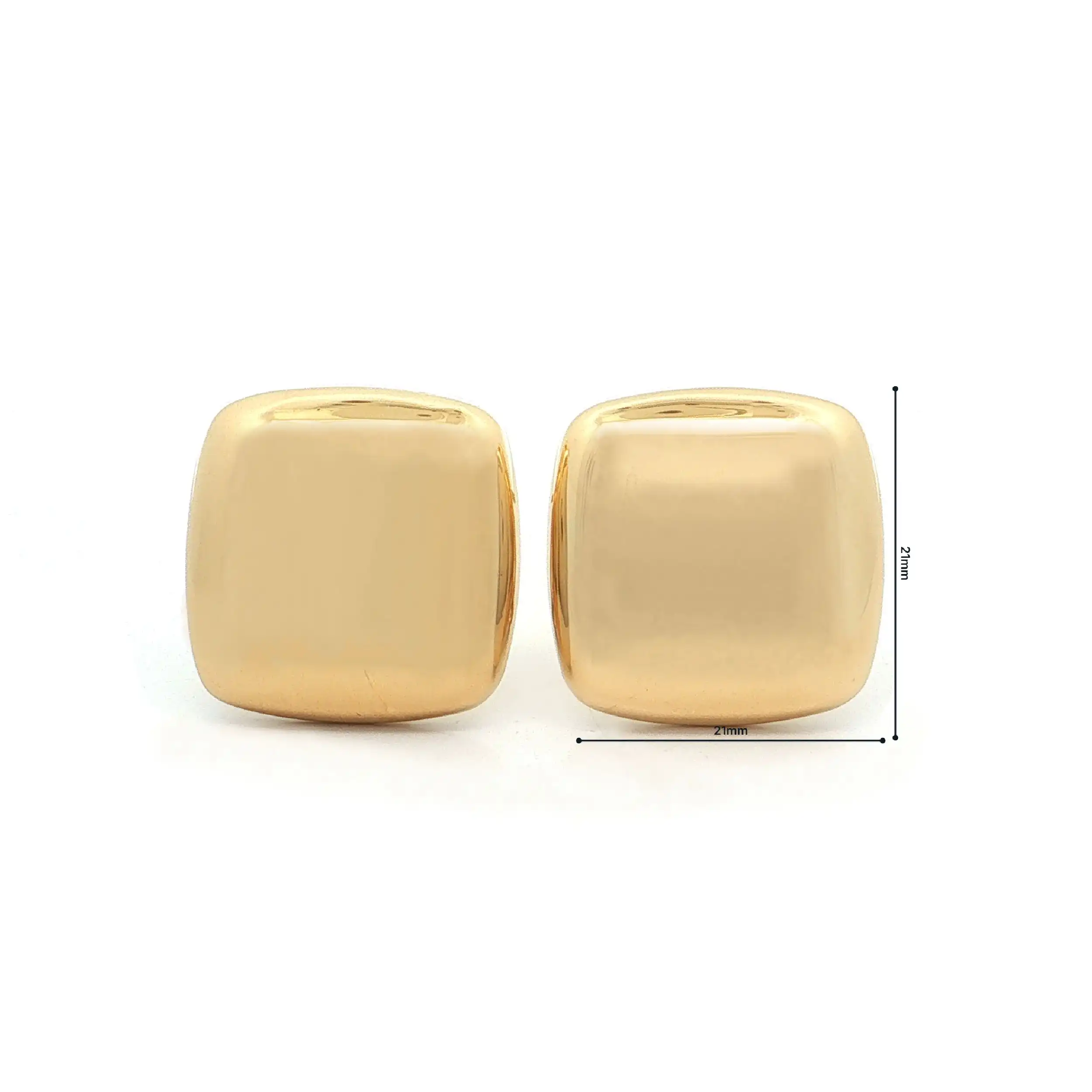 Ohrclips Gelbgold