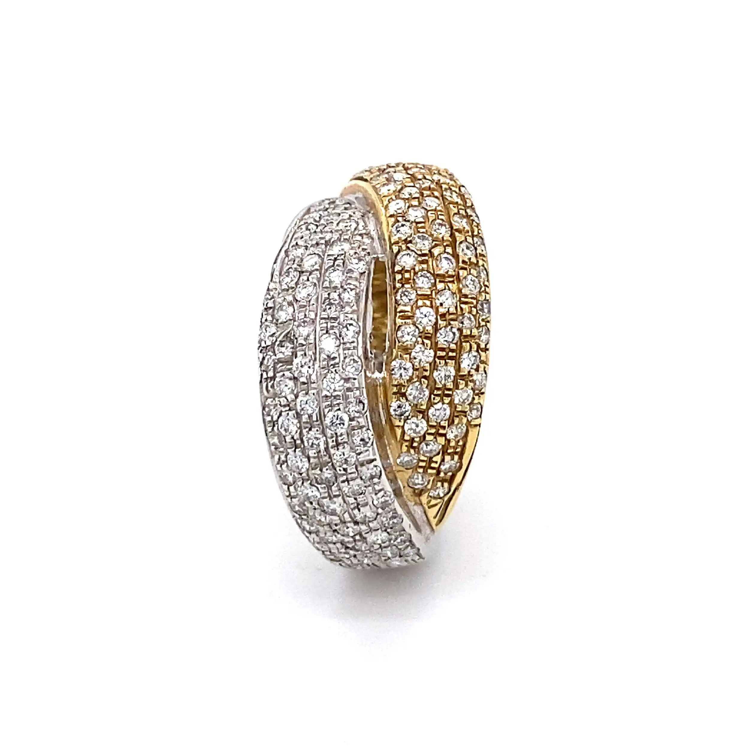 Ring Bicolor mit Brillanten Ring Bicolor mit Brillanten