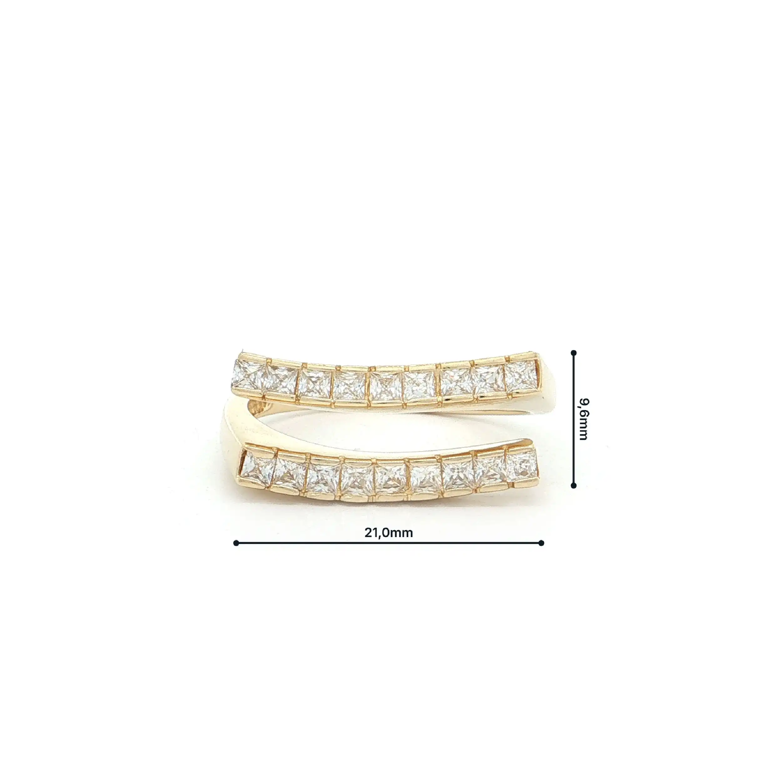Ring Gelbgold mit Zirkonia