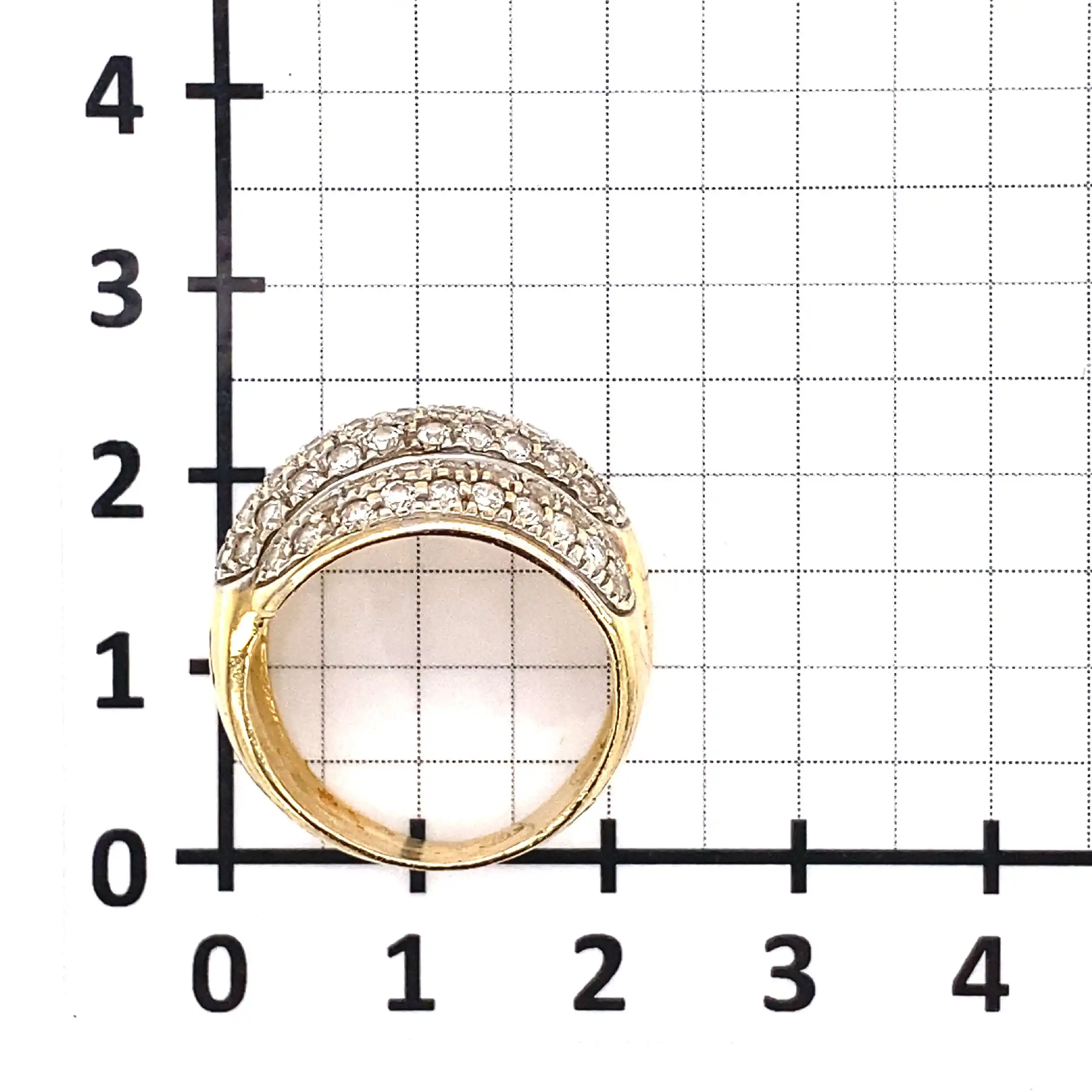 Ring Bicolor mit Zirkonia