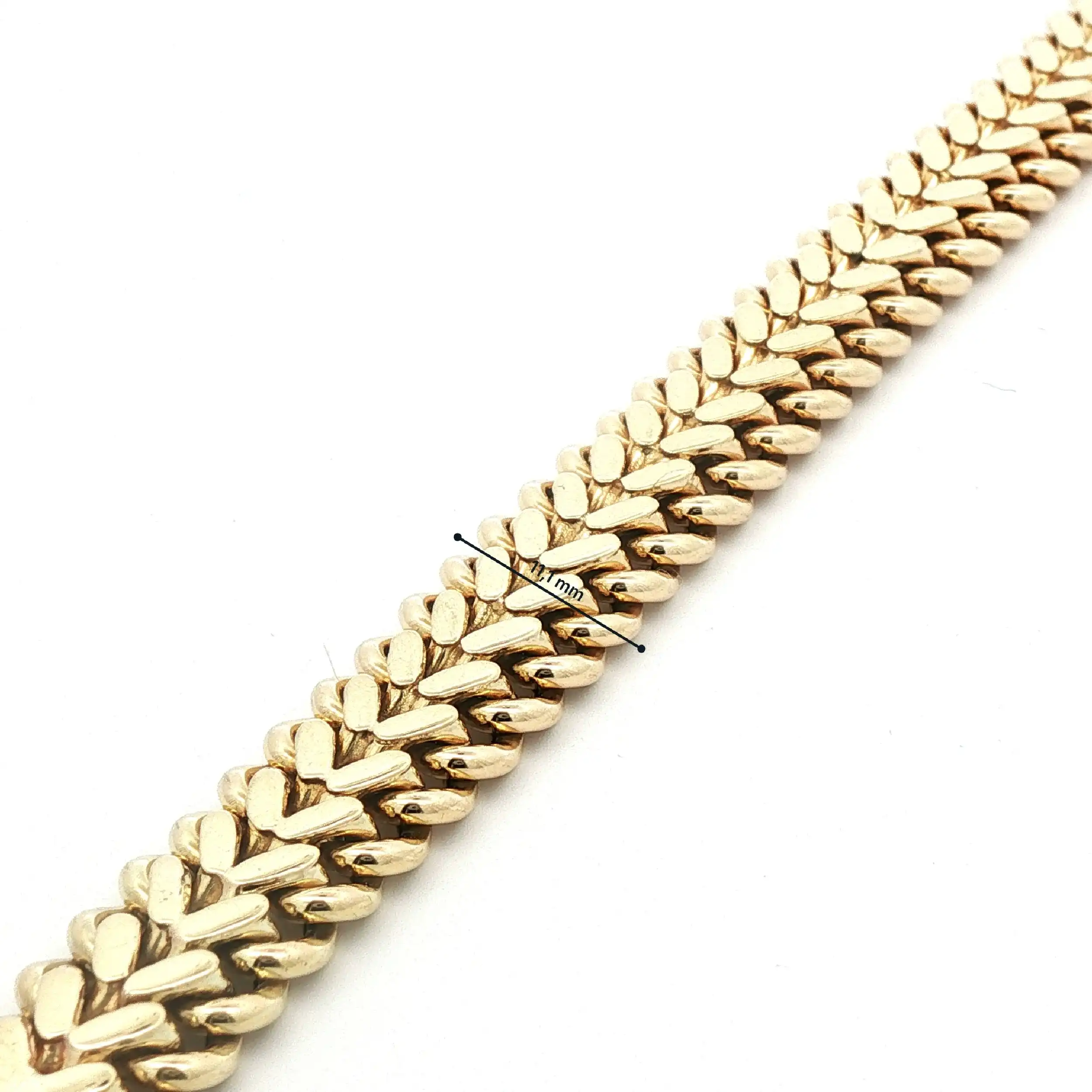 Panzerarmband Gelbgold