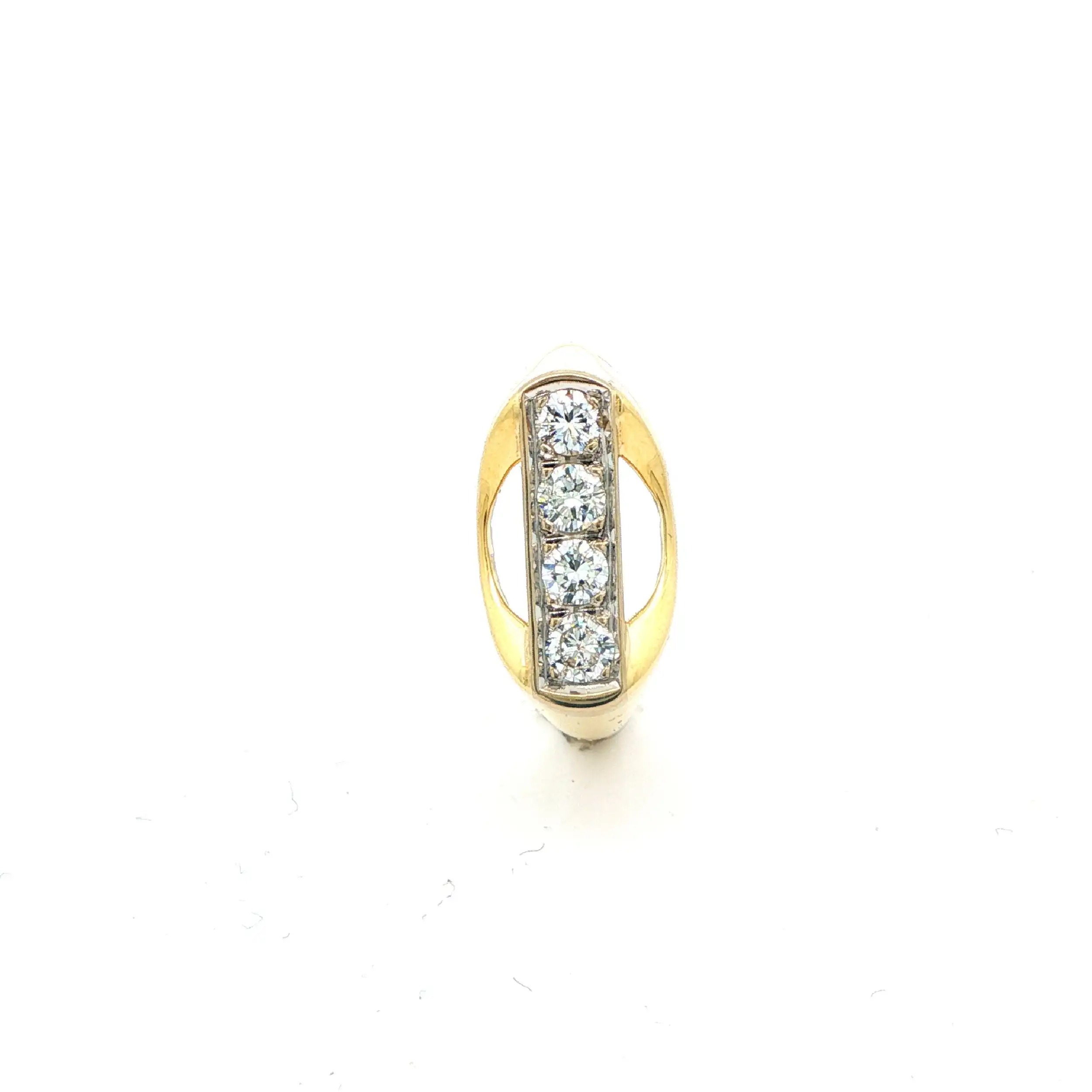 Ring Bicolor mit Brillanten